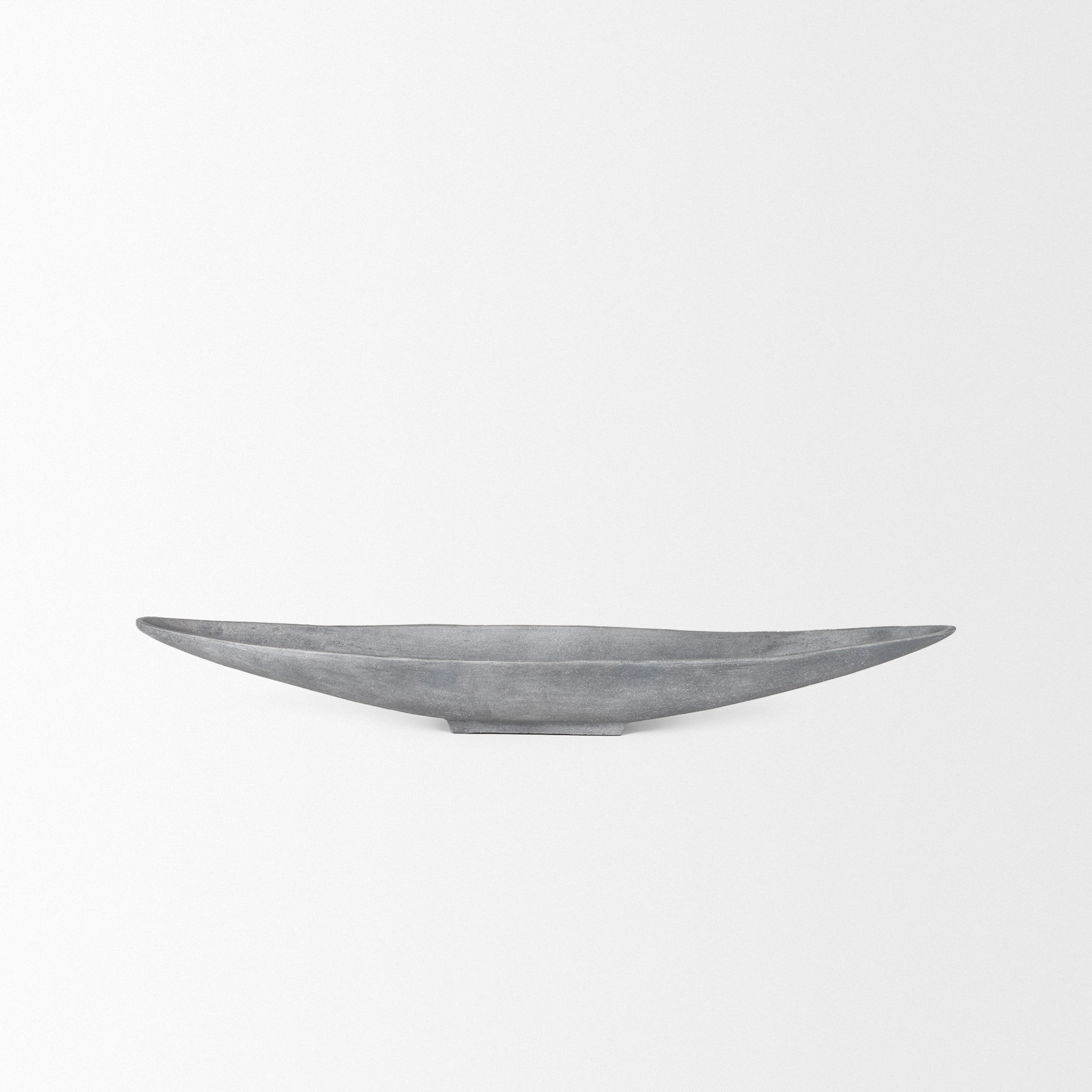 piero small concrete finished metal decorative bowl