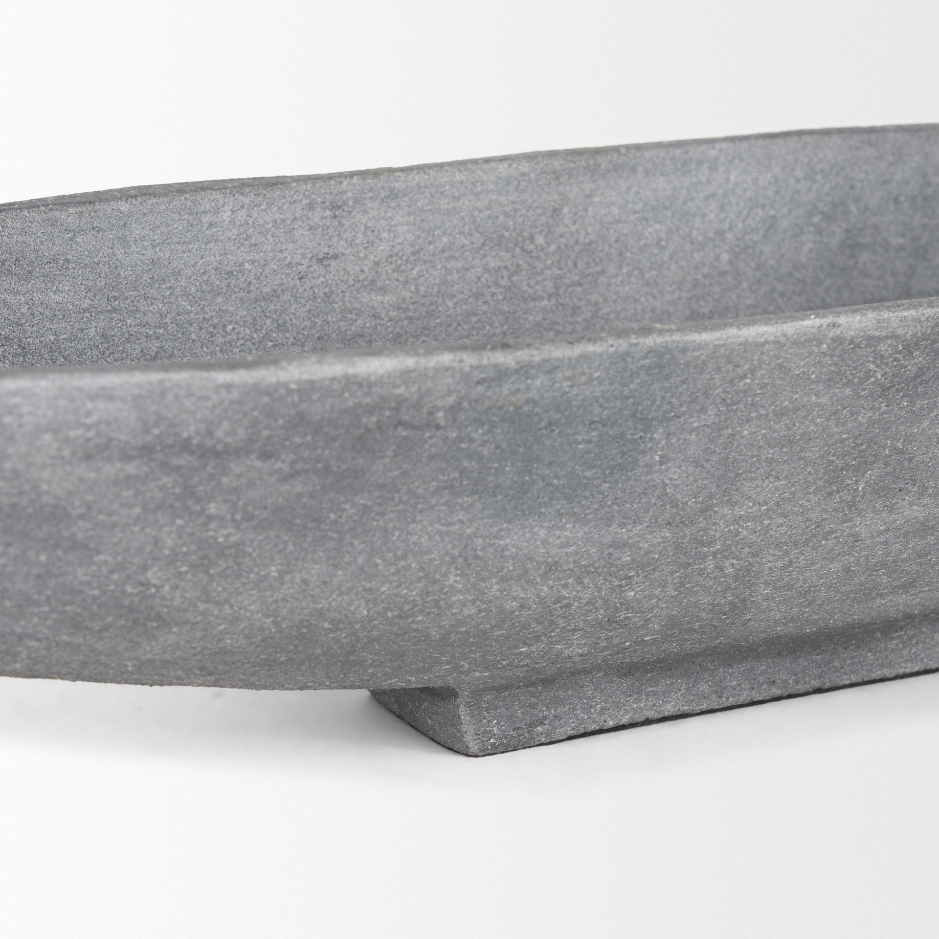 piero small concrete finished metal decorative bowl