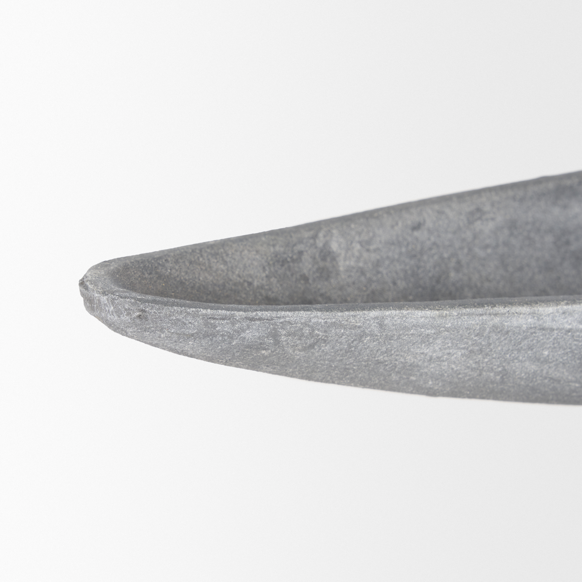 piero large concrete finished metal decorative bowl