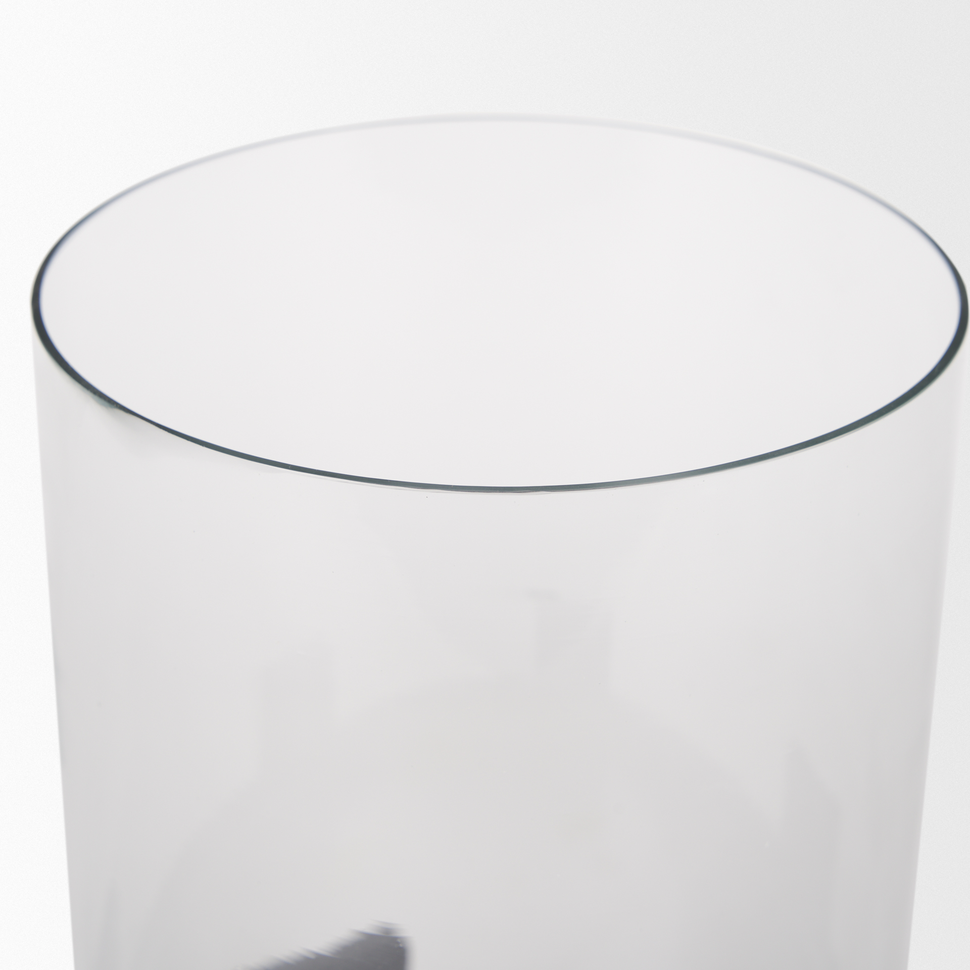 price small matte black metal w/ glass hurricane candle holder