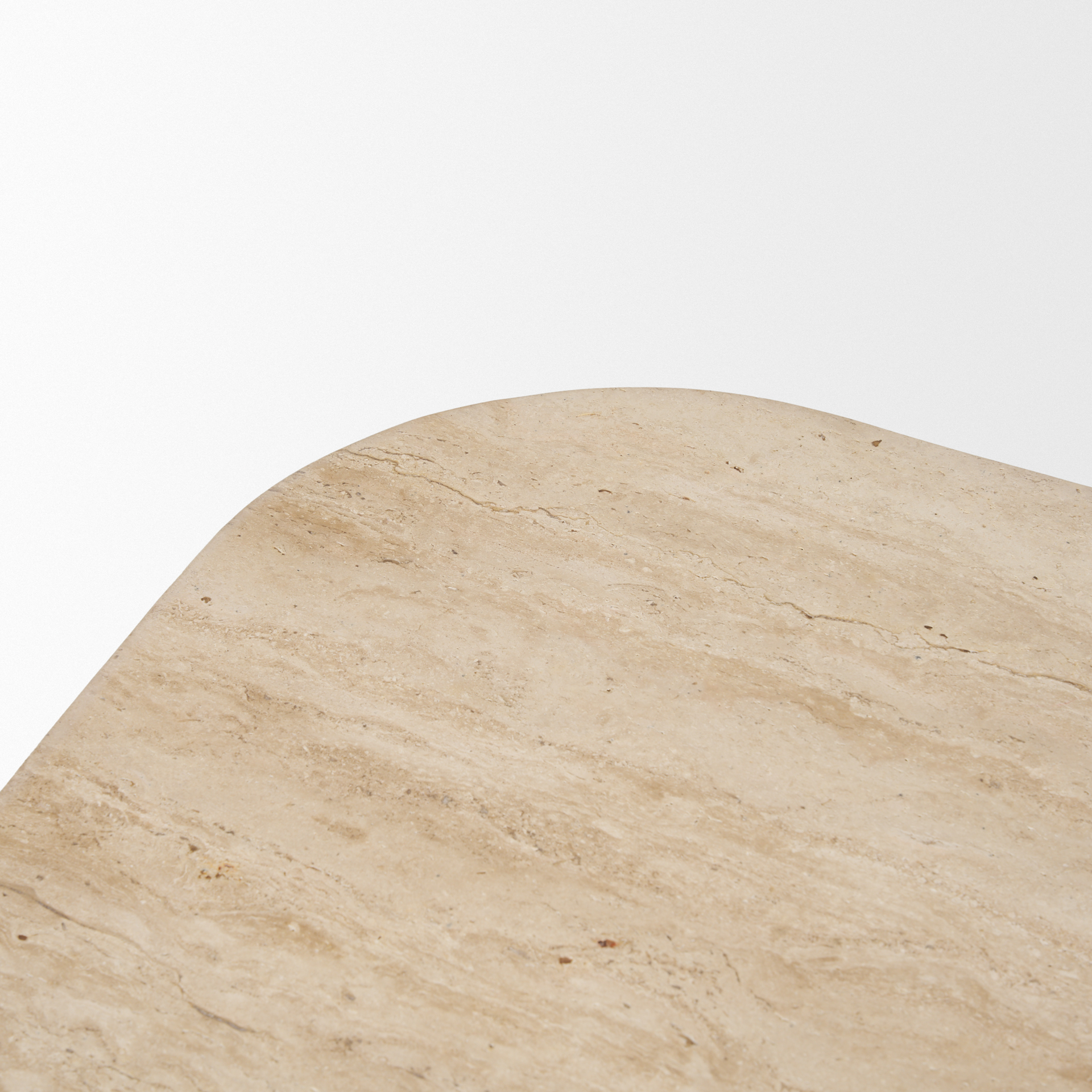 symona travertine and mango wood rectangle coffee table