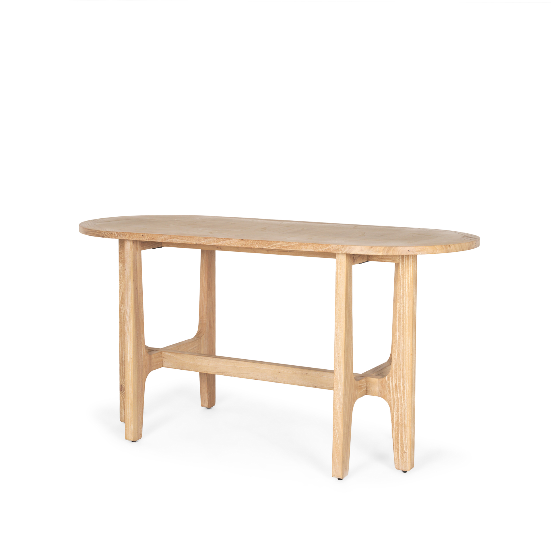 taylin light brown solid wood desk