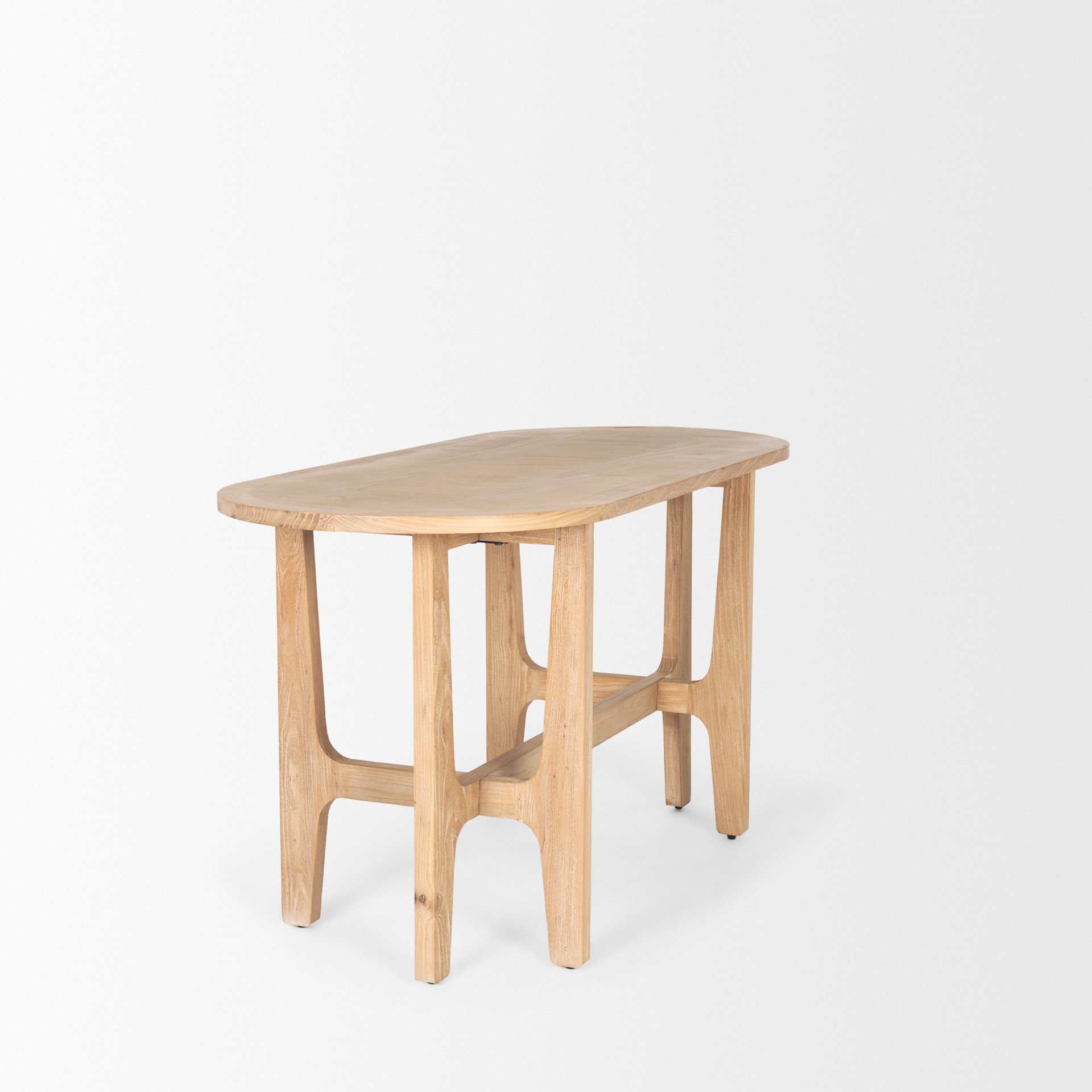 taylin light brown solid wood desk