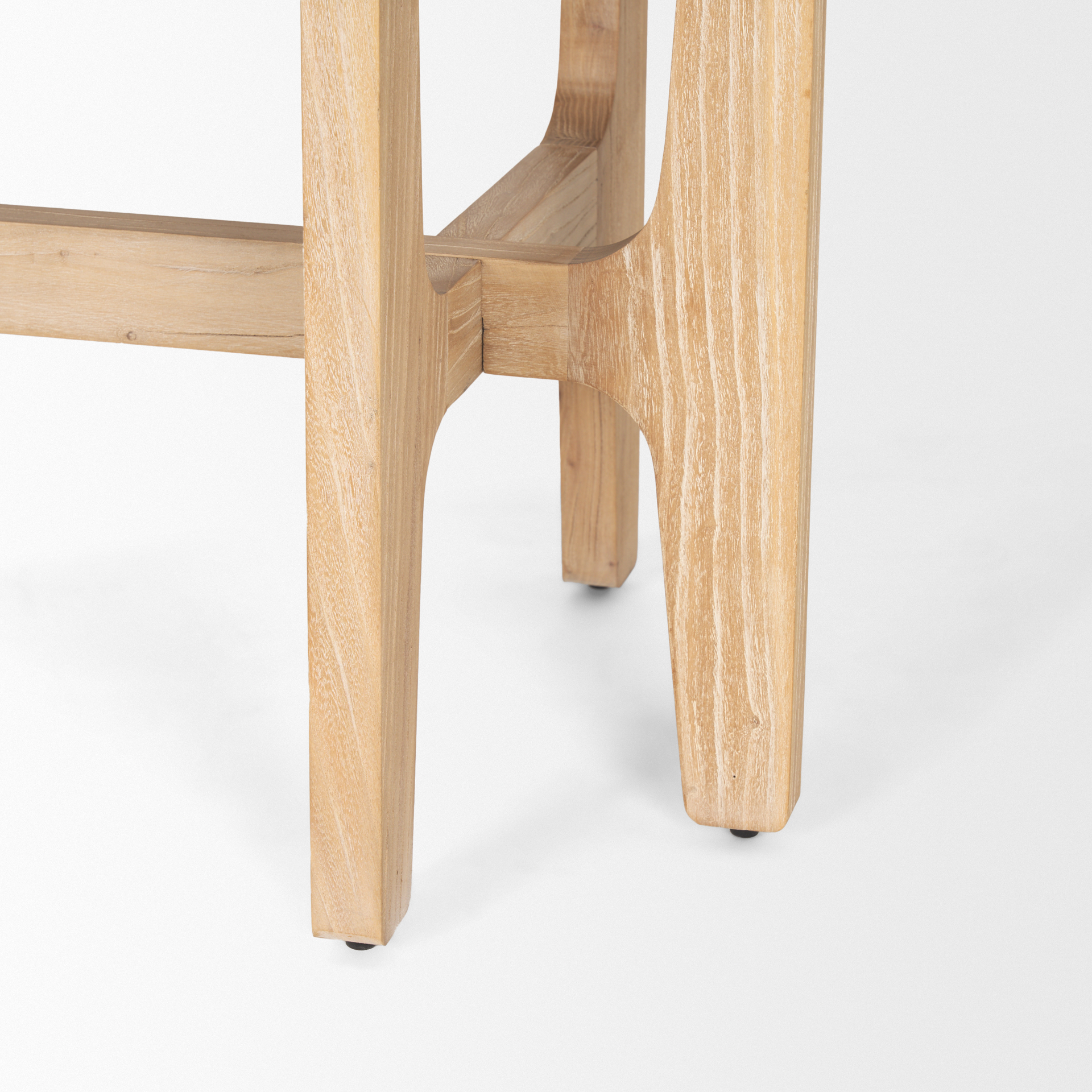 taylin light brown solid wood desk