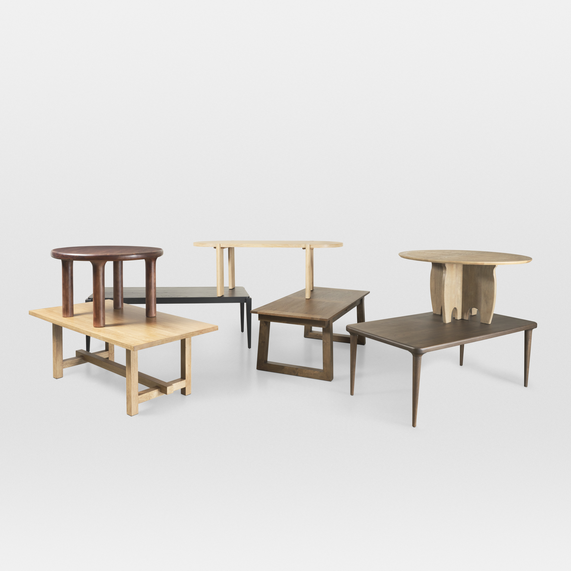 Sohan Light Brown Wood Oval Dining Table