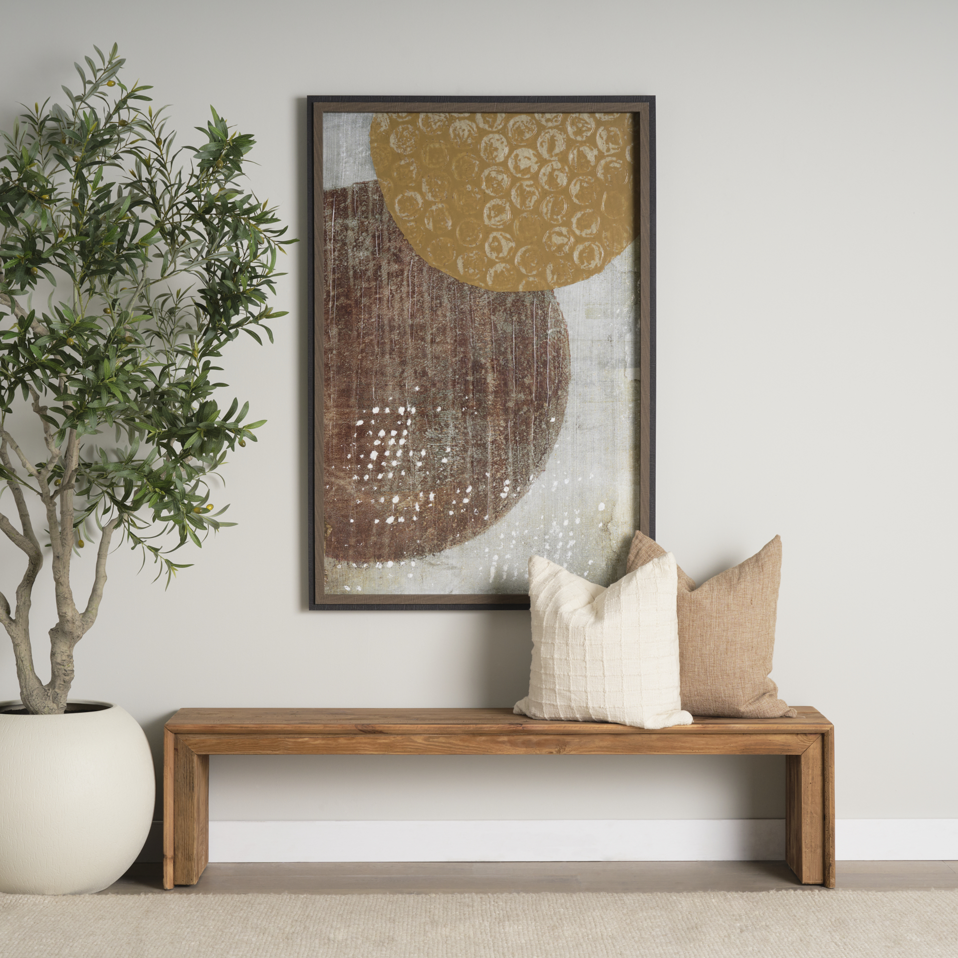 jacklyn brown linen square decorative pillow cover