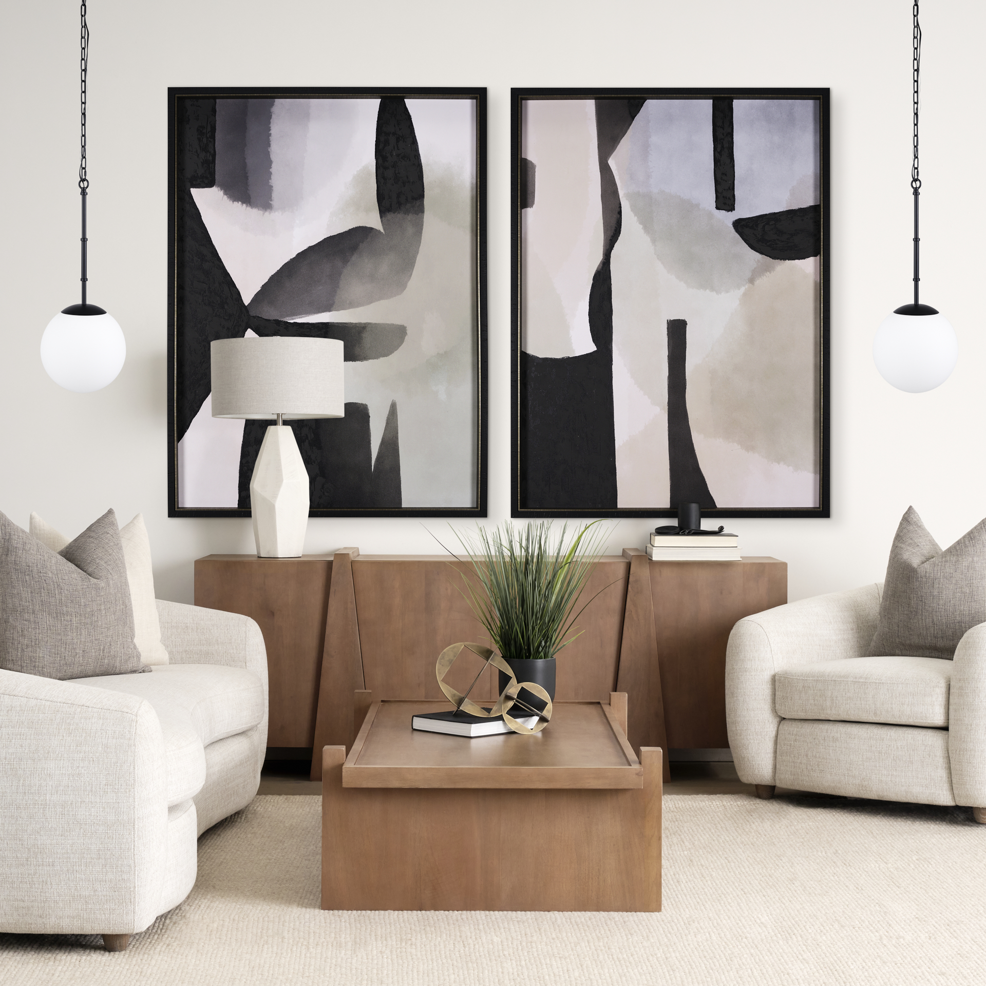 edie matte black metal w/ frosted glass globe 1-light pendant