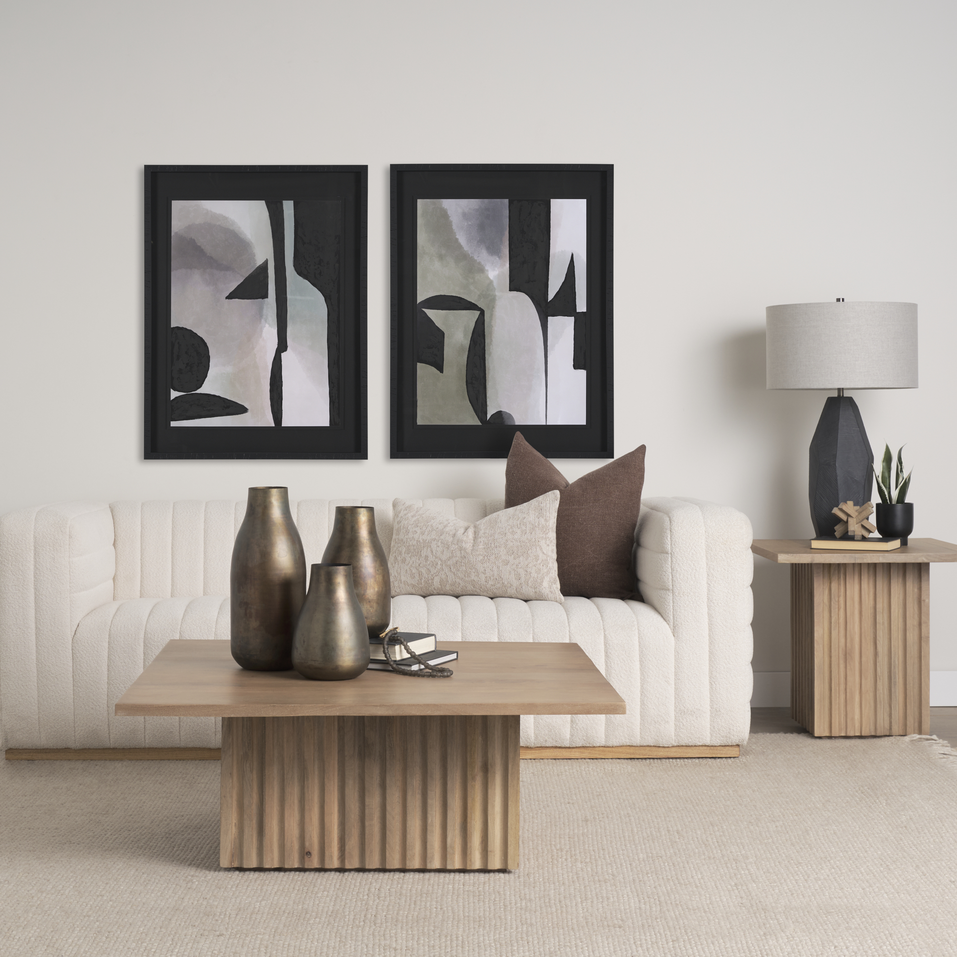 shape shift - tessellate by mercana studio hand embelished framed art print matted under glass