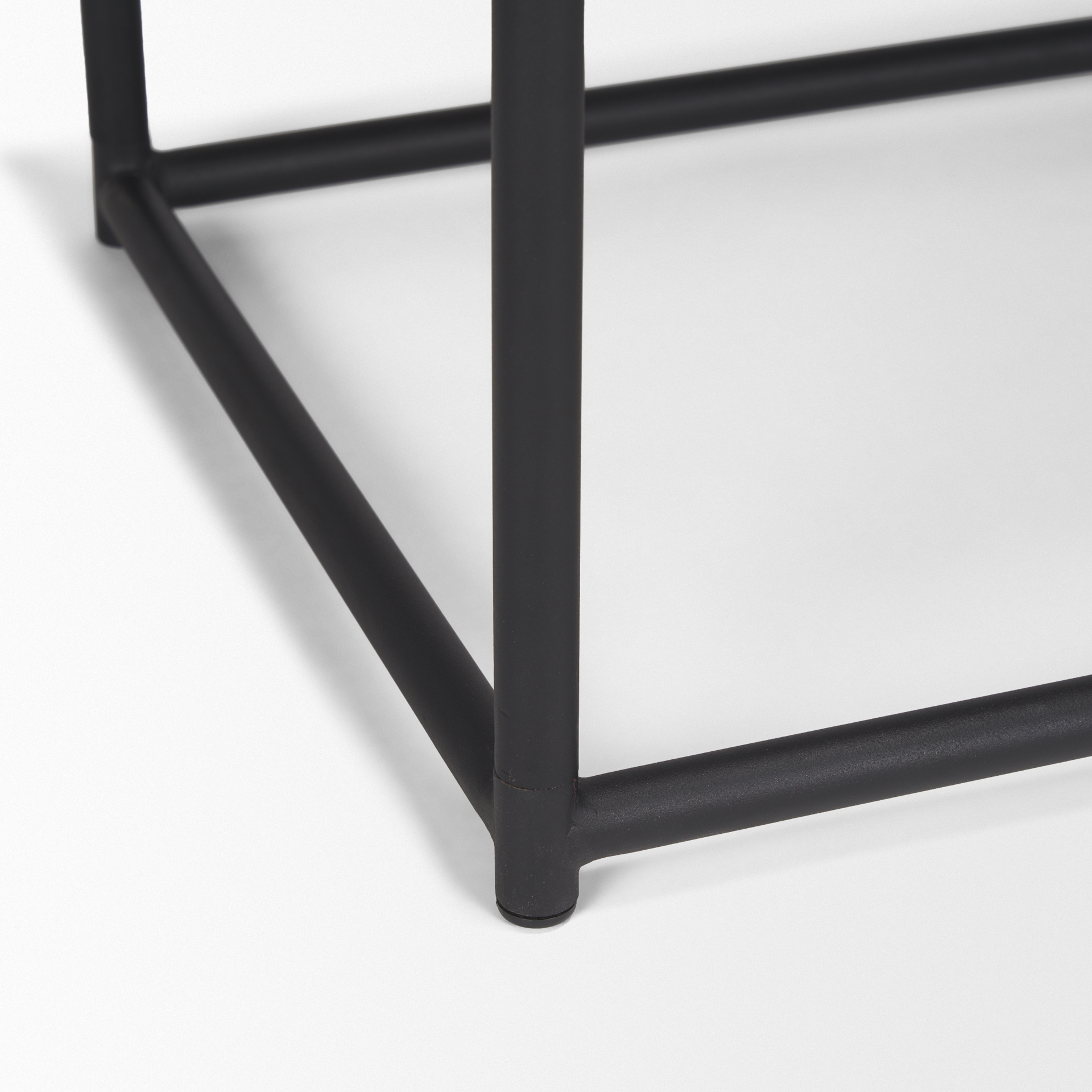 Taniel Light Brown Wood w/ Black Metal Stool