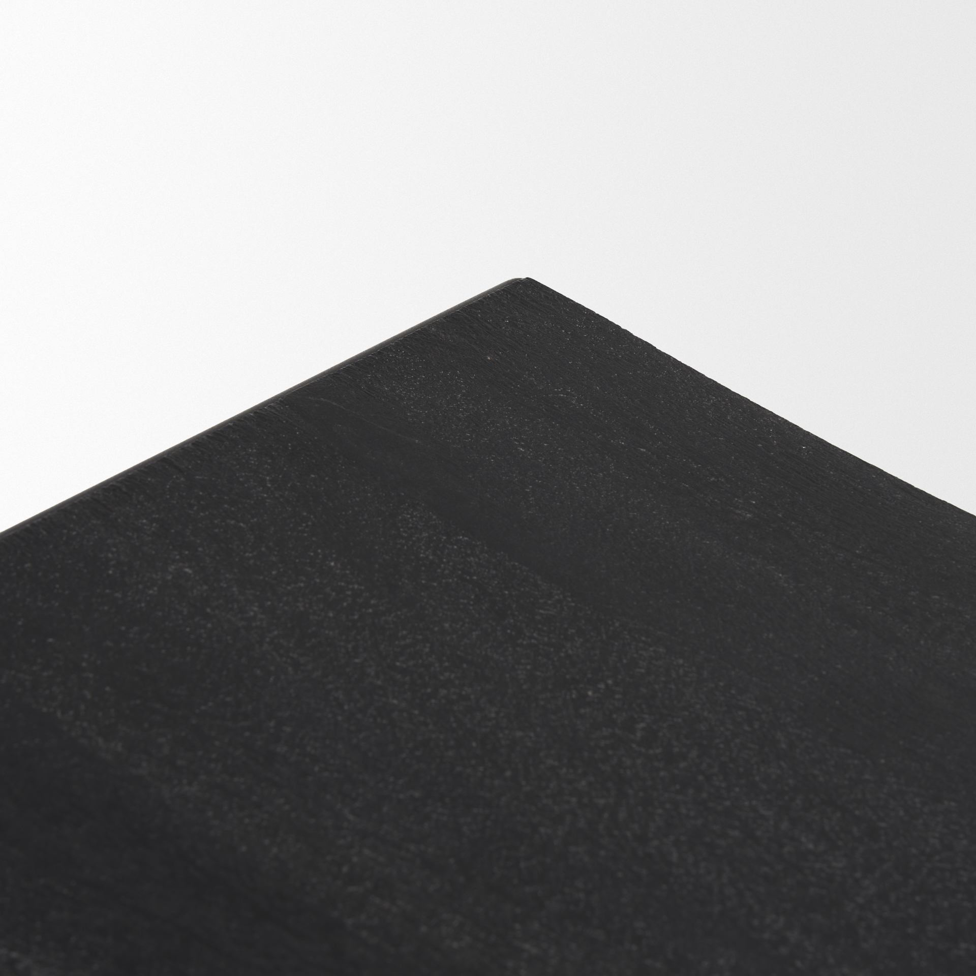 taniel textured black wood w/ black metal stool
