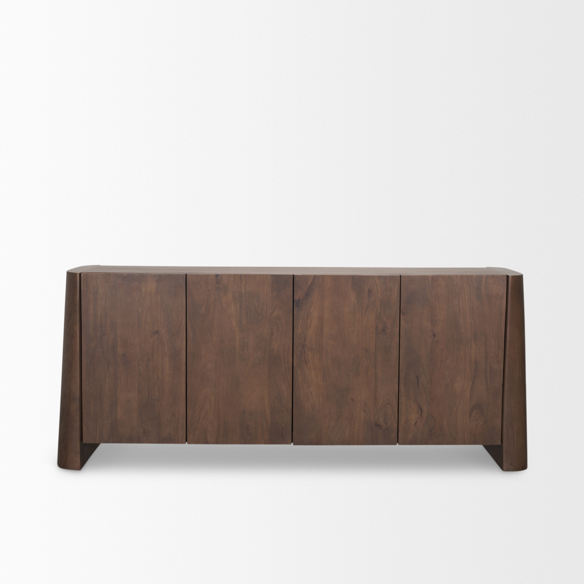 tammar brown wood 4-door sideboard