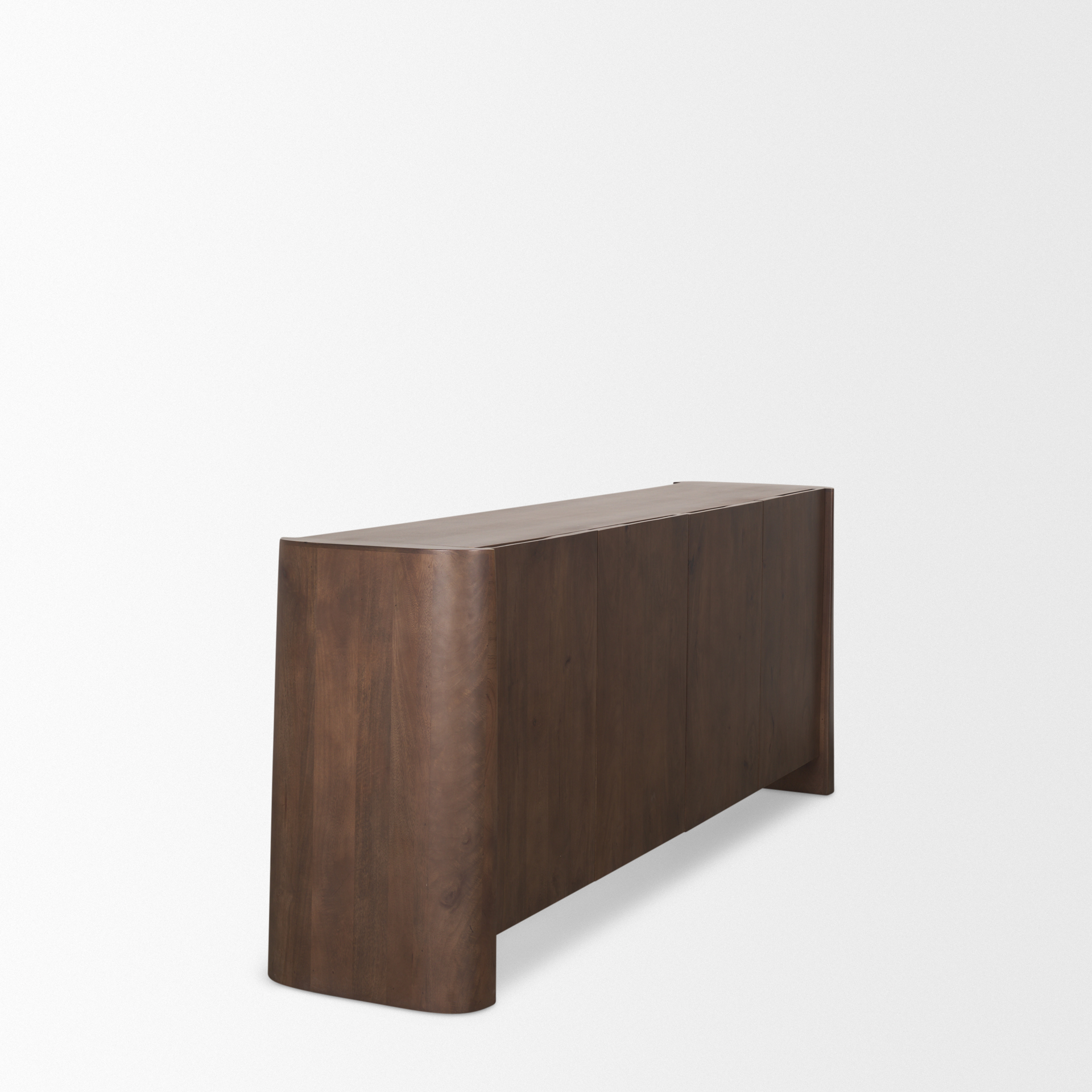 tammar brown wood 4-door sideboard