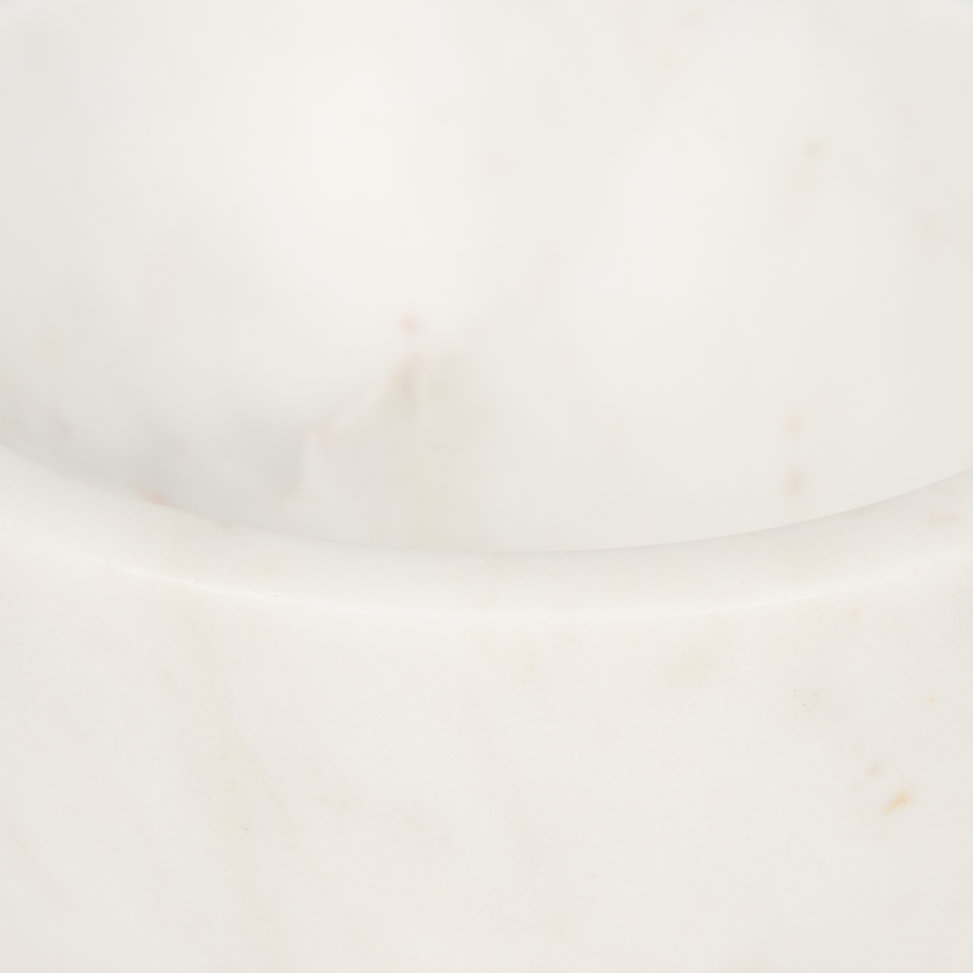 katora small premium solid white marble bowl