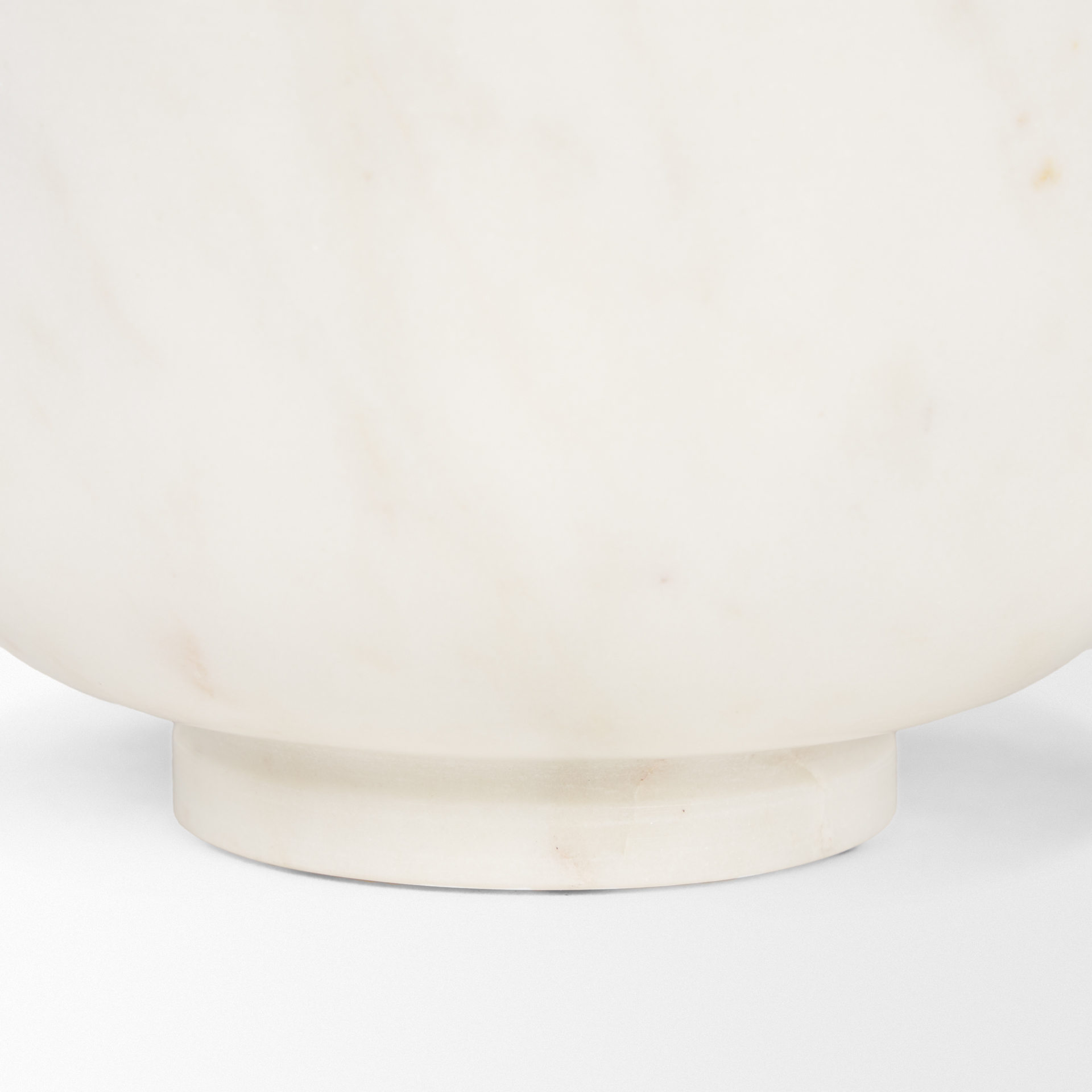 katora small premium solid white marble bowl