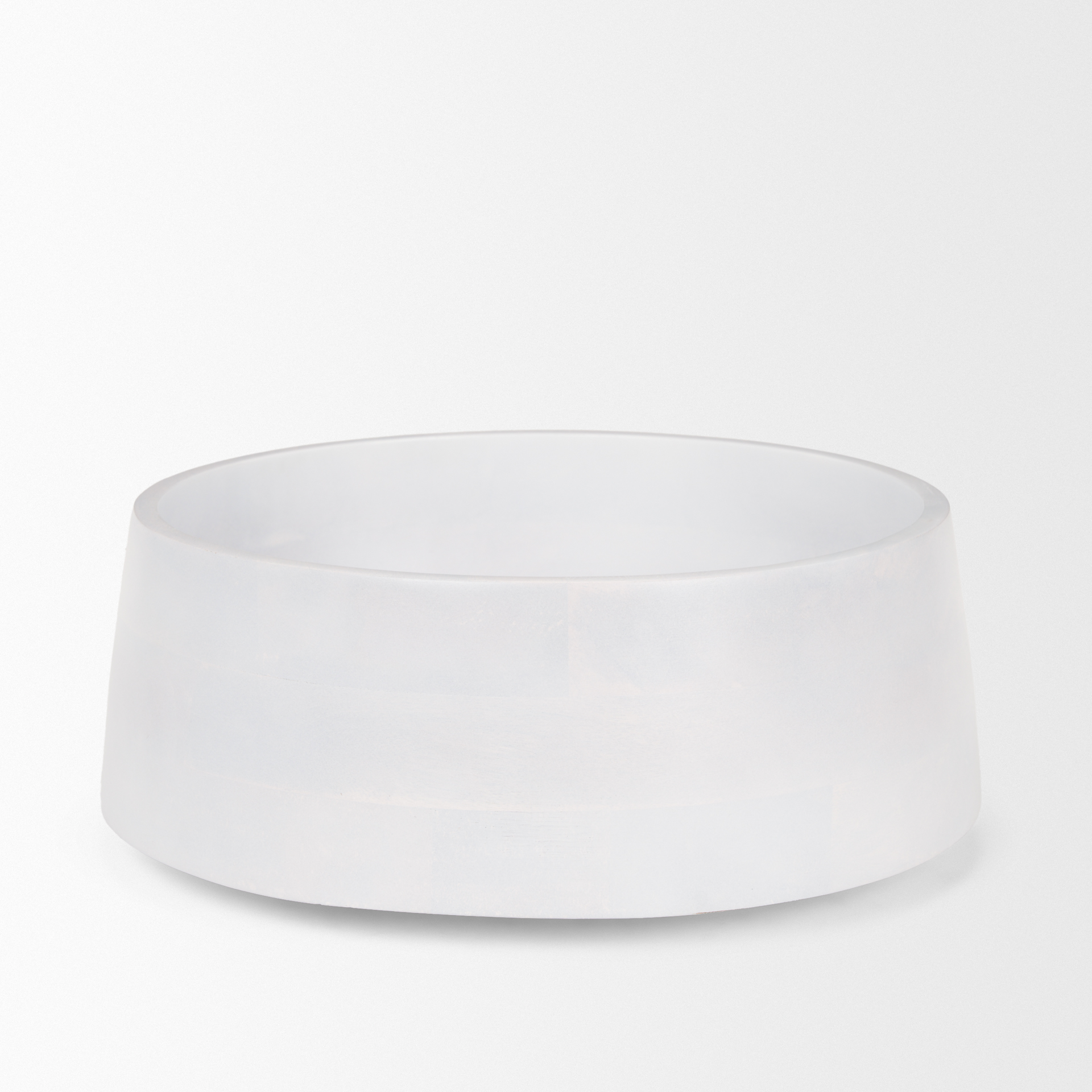 kadara white washed solid wood decorative bowl