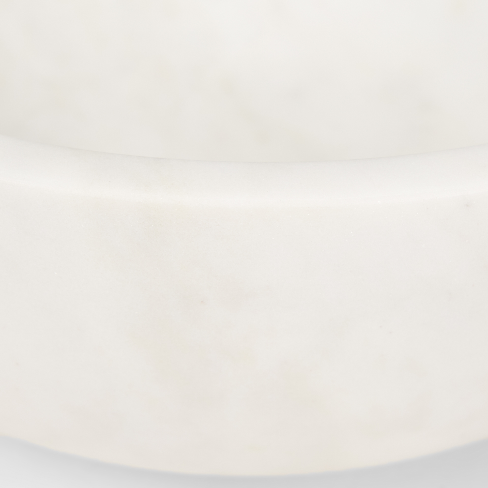 katora large premium solid white marble bowl