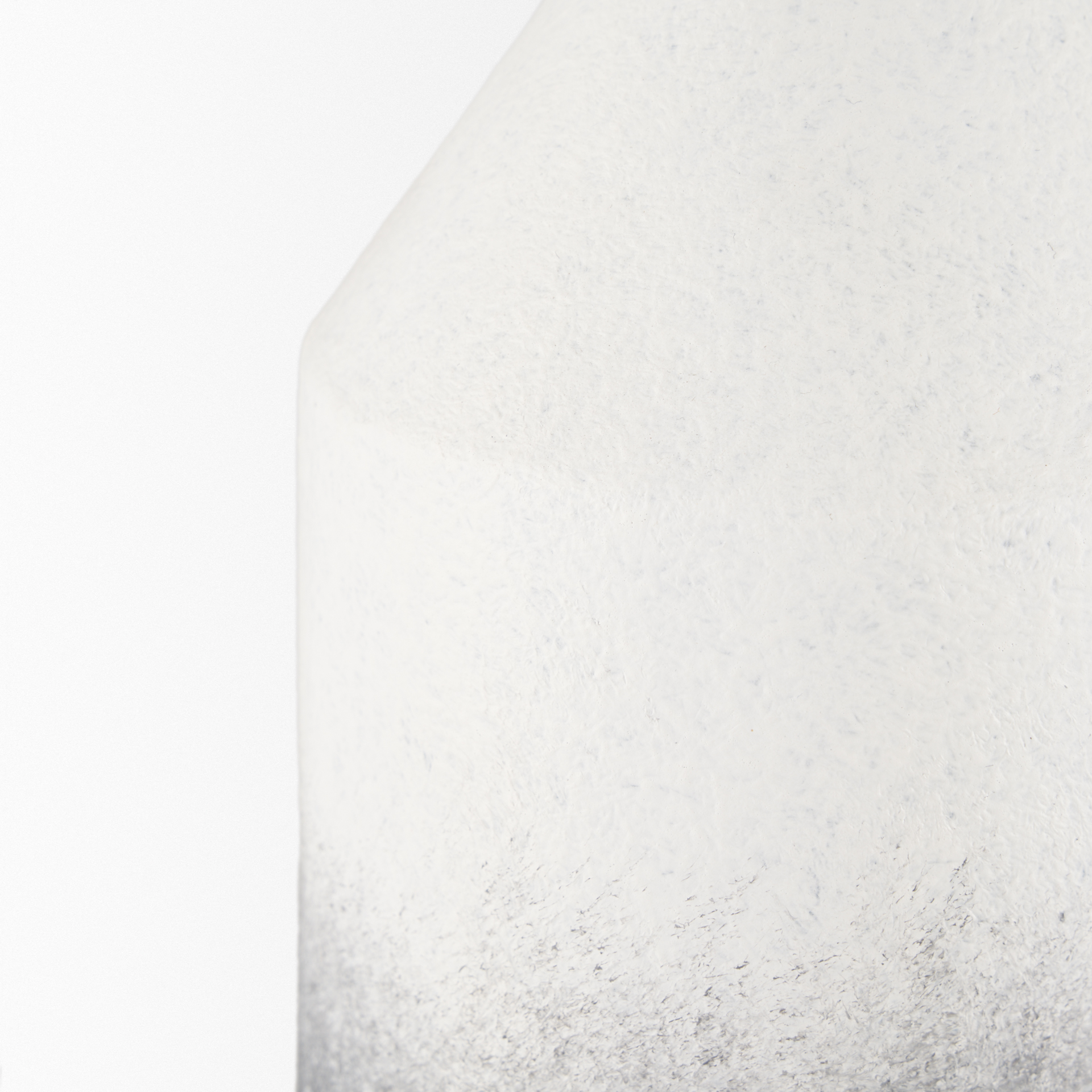 townley small white w/ black ombre metal vase