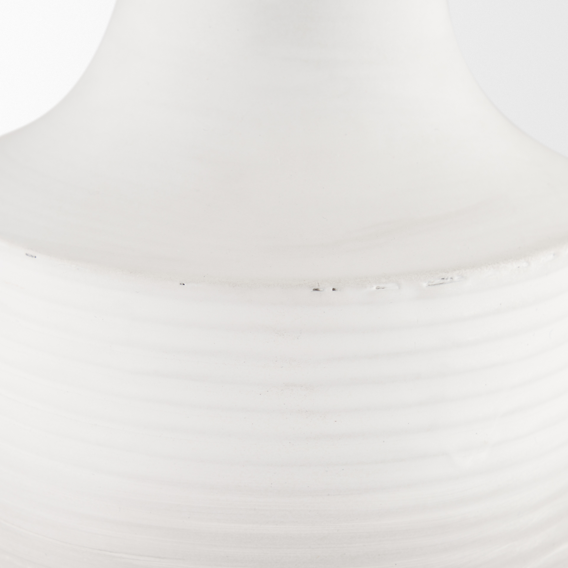 toru medium white w/ grey ombre metal vase