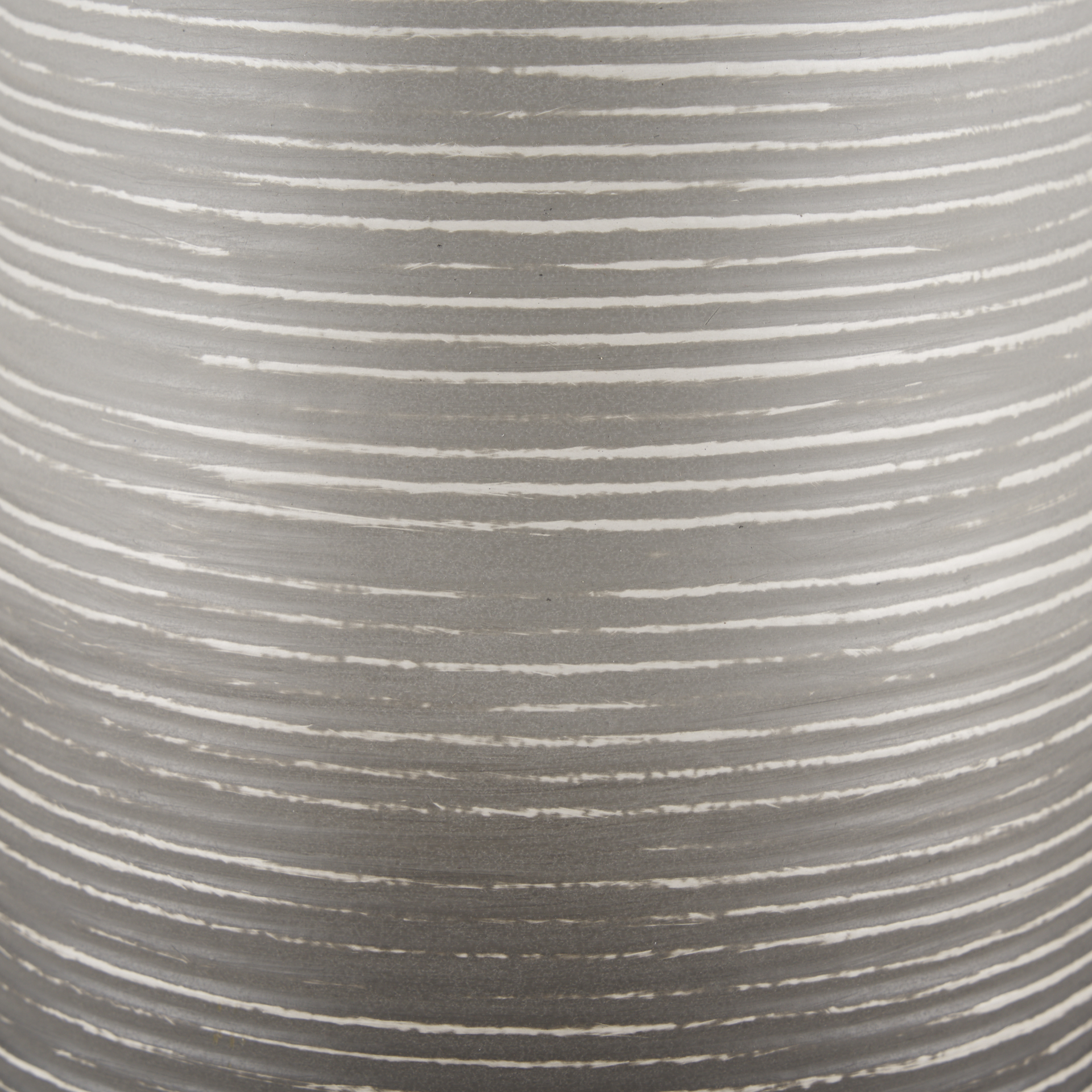 toru medium white w/ grey ombre metal vase