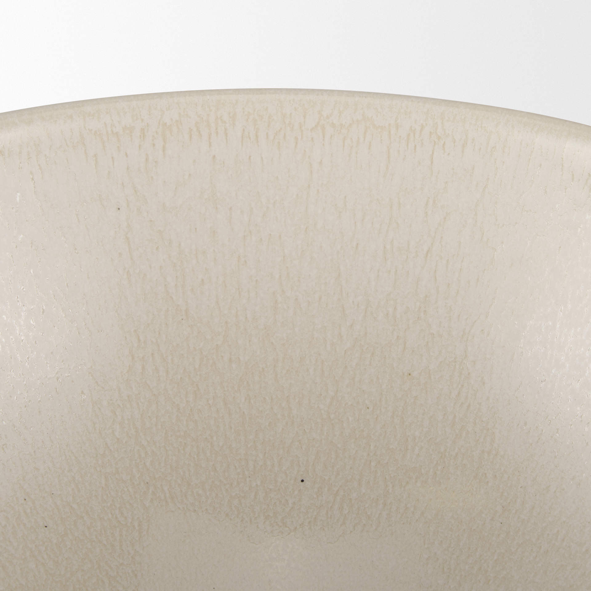 tyren cream glazed decorative round ceramic bowl