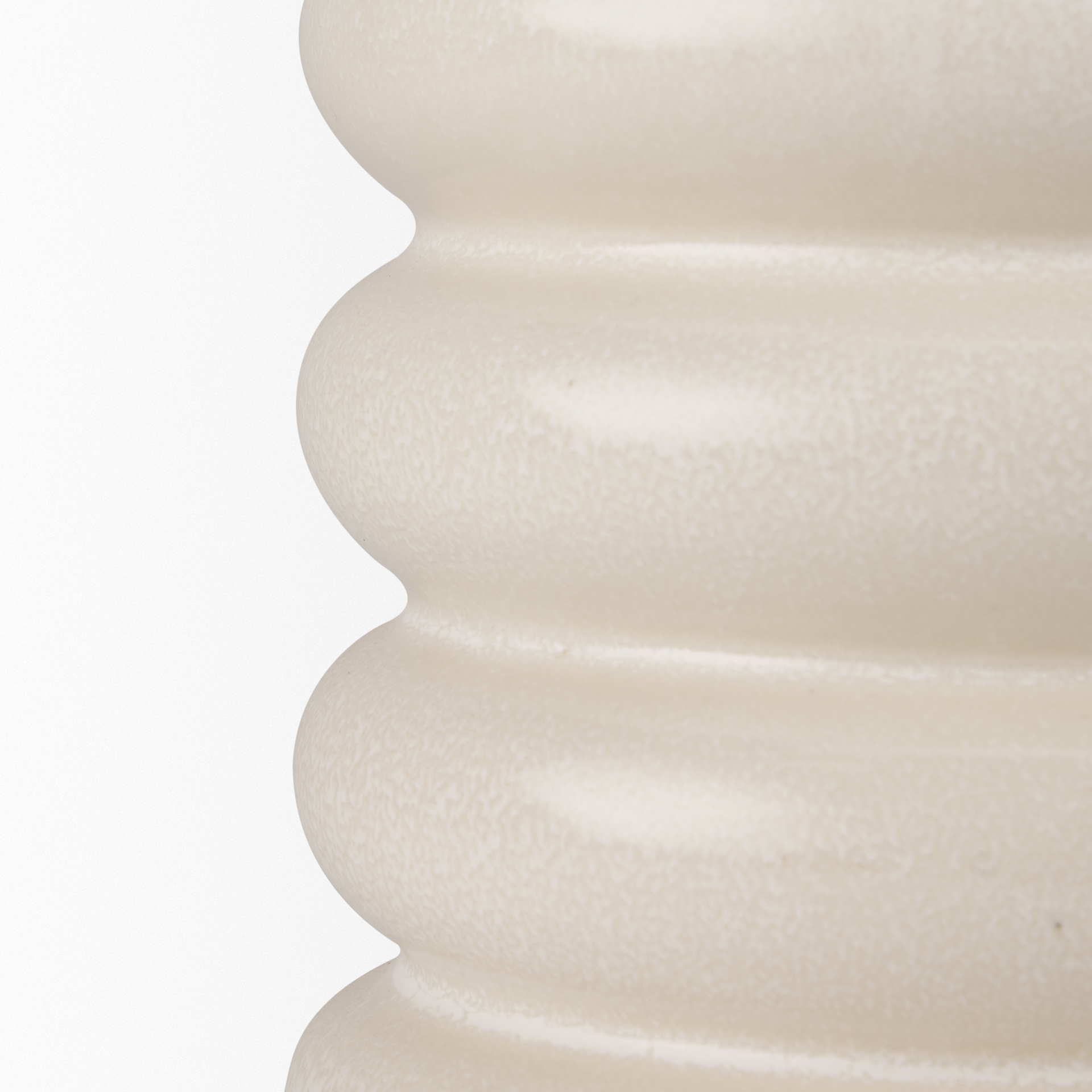 twyla tall cream glazed ring pot