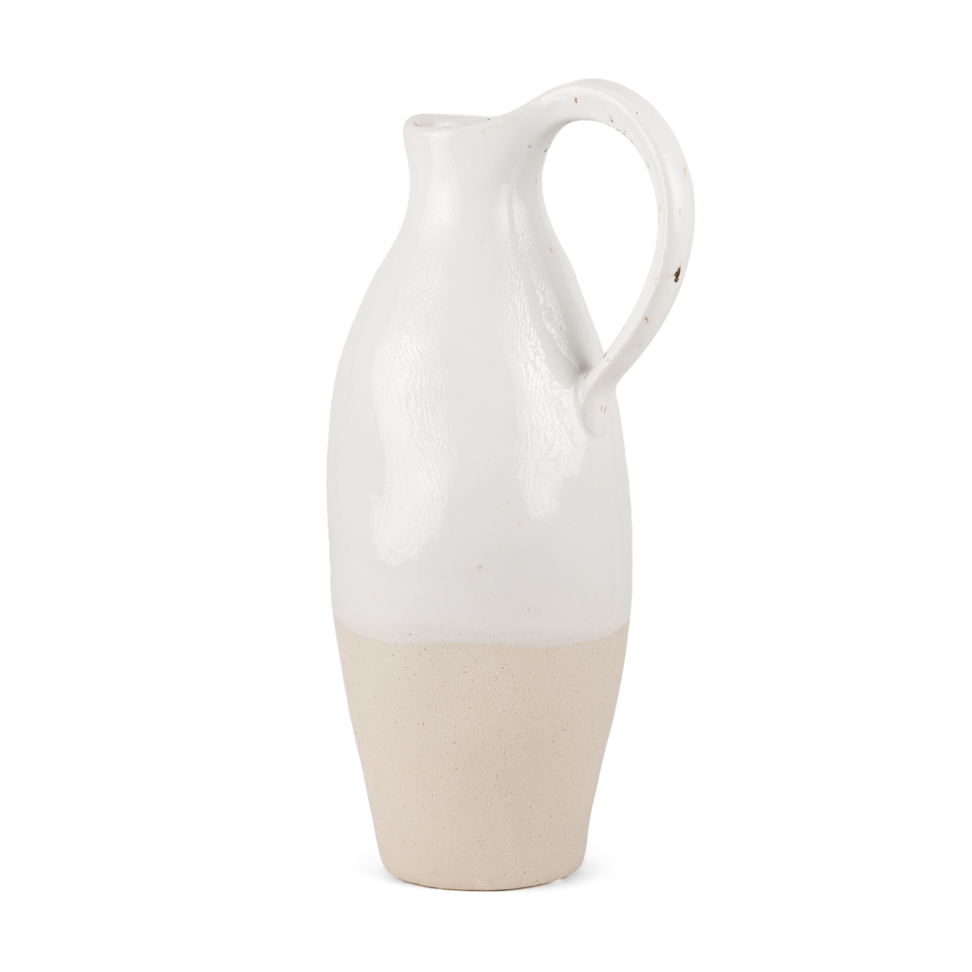valora black speckled cream w/ light beige ceramic jug