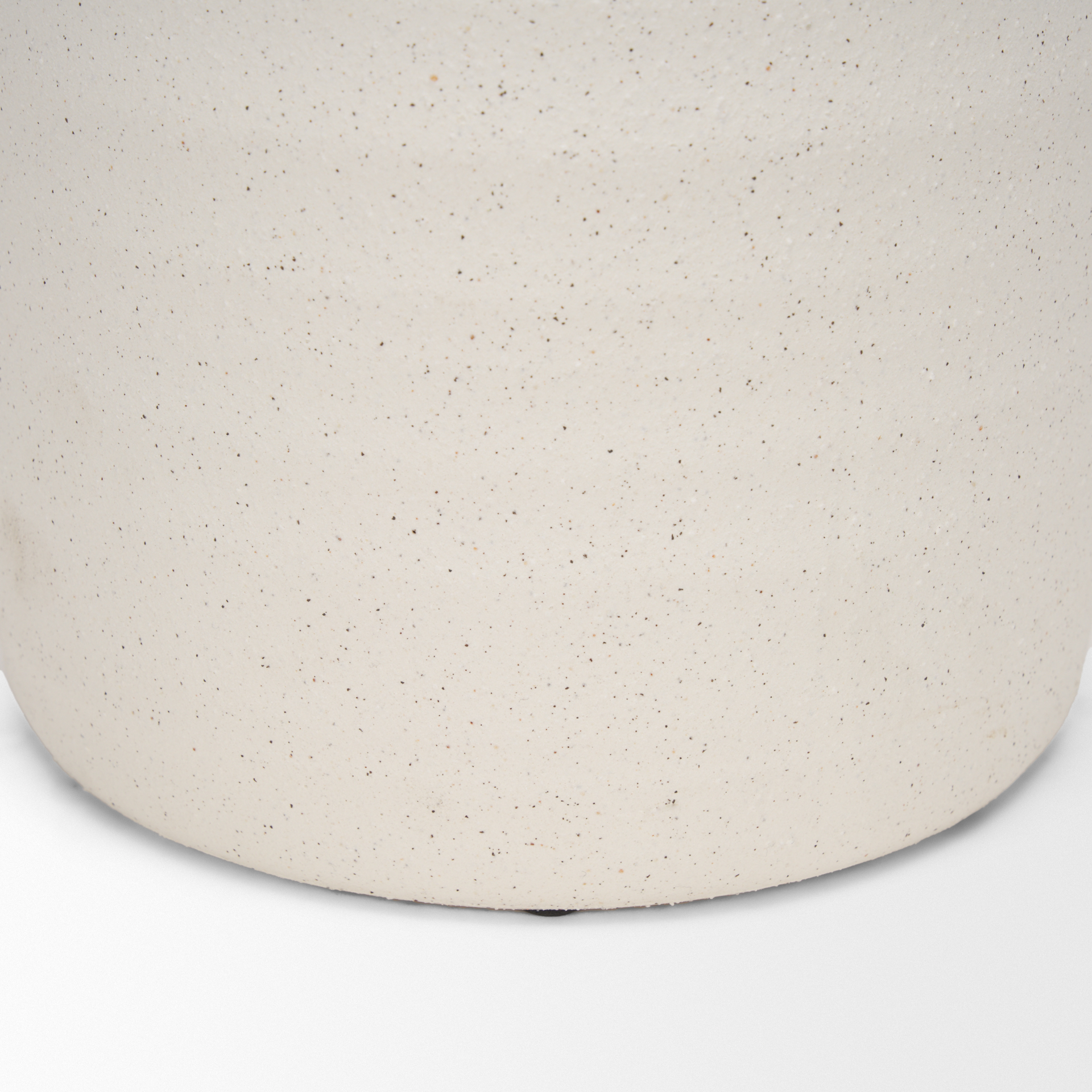 tyrus large textured matte white w/ speckling ceramic vase