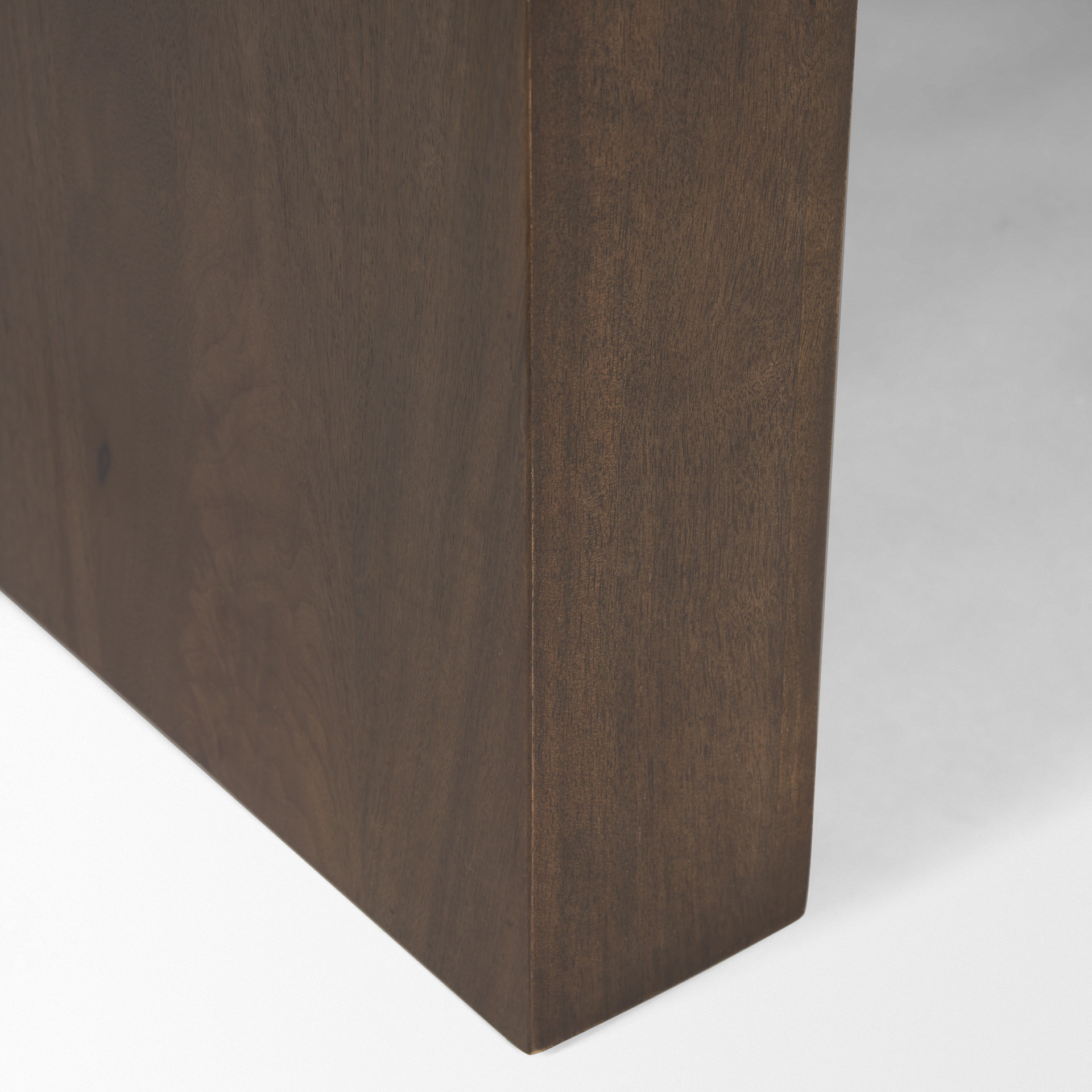 wesson dark brown wooden rectangular coffee table