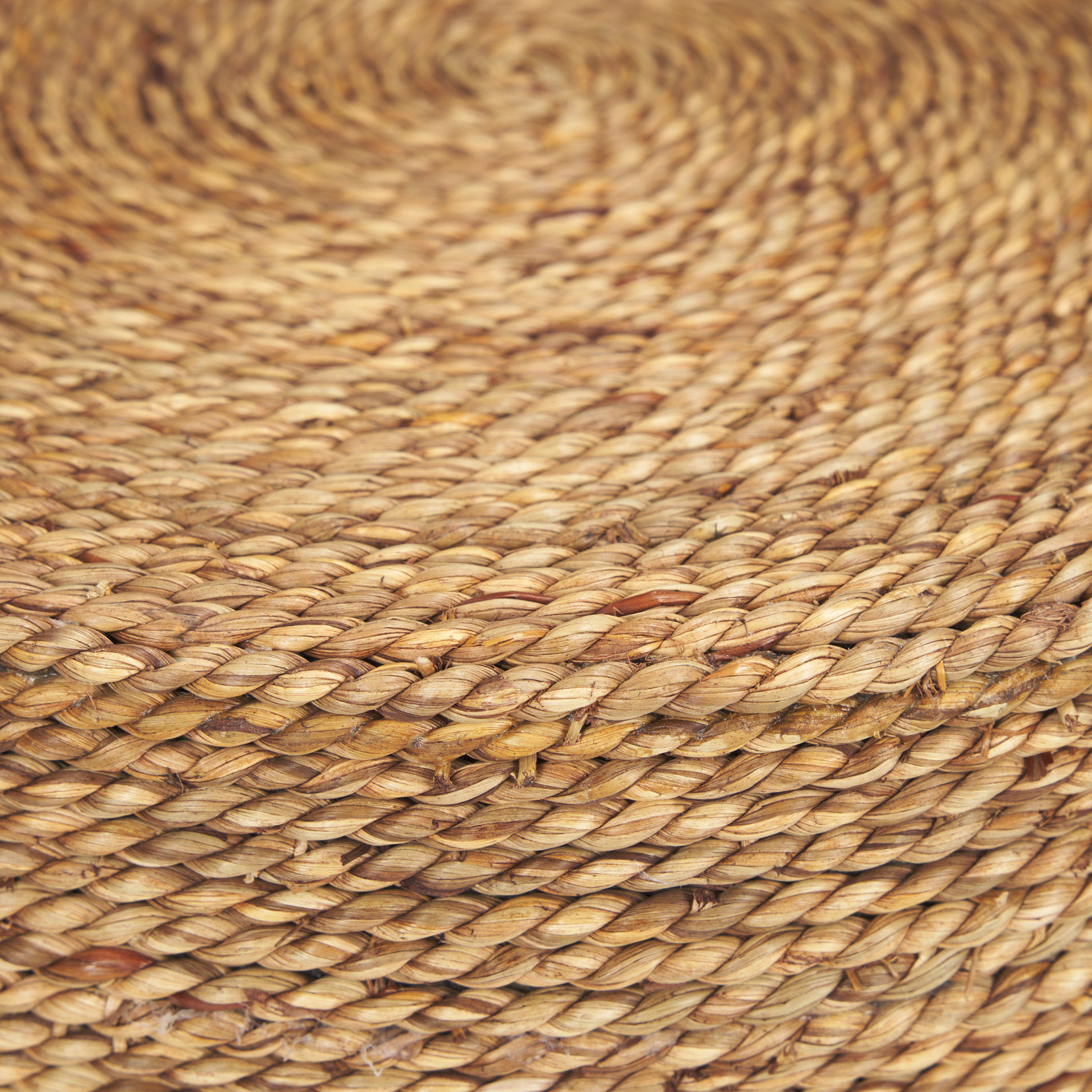 wenopa matte black wood w/ natural jute accent tables
