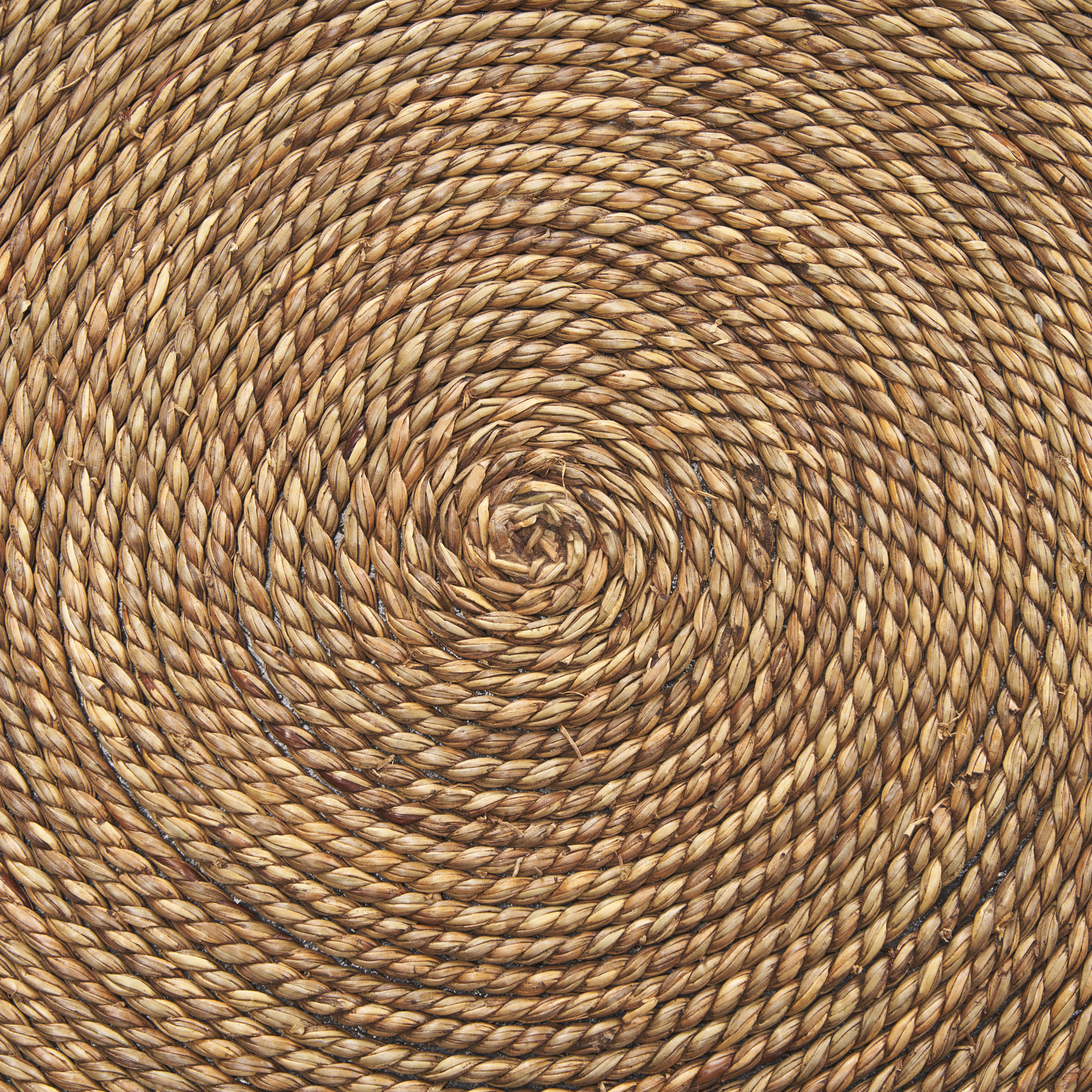 wenopa matte black wood w/ natural jute accent tables
