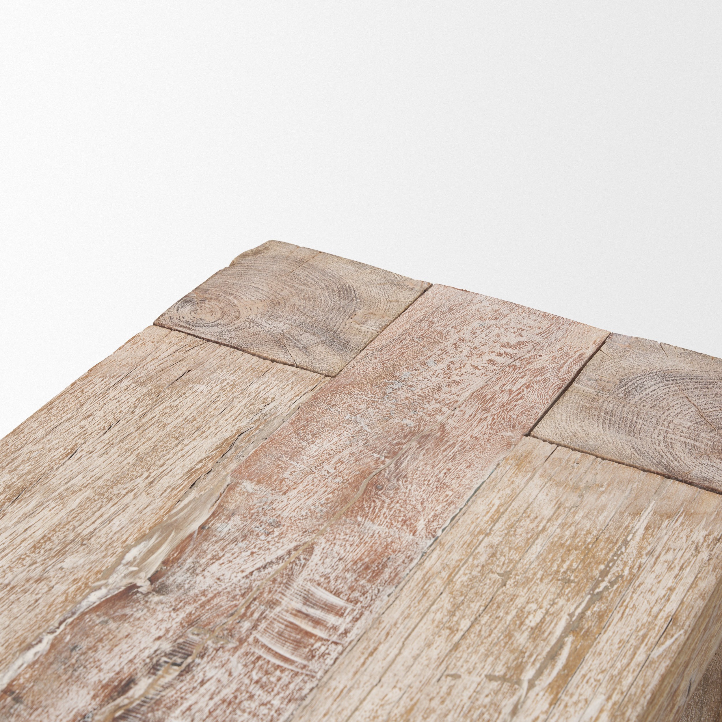 mcarthur whitewash reclaimed wood console table