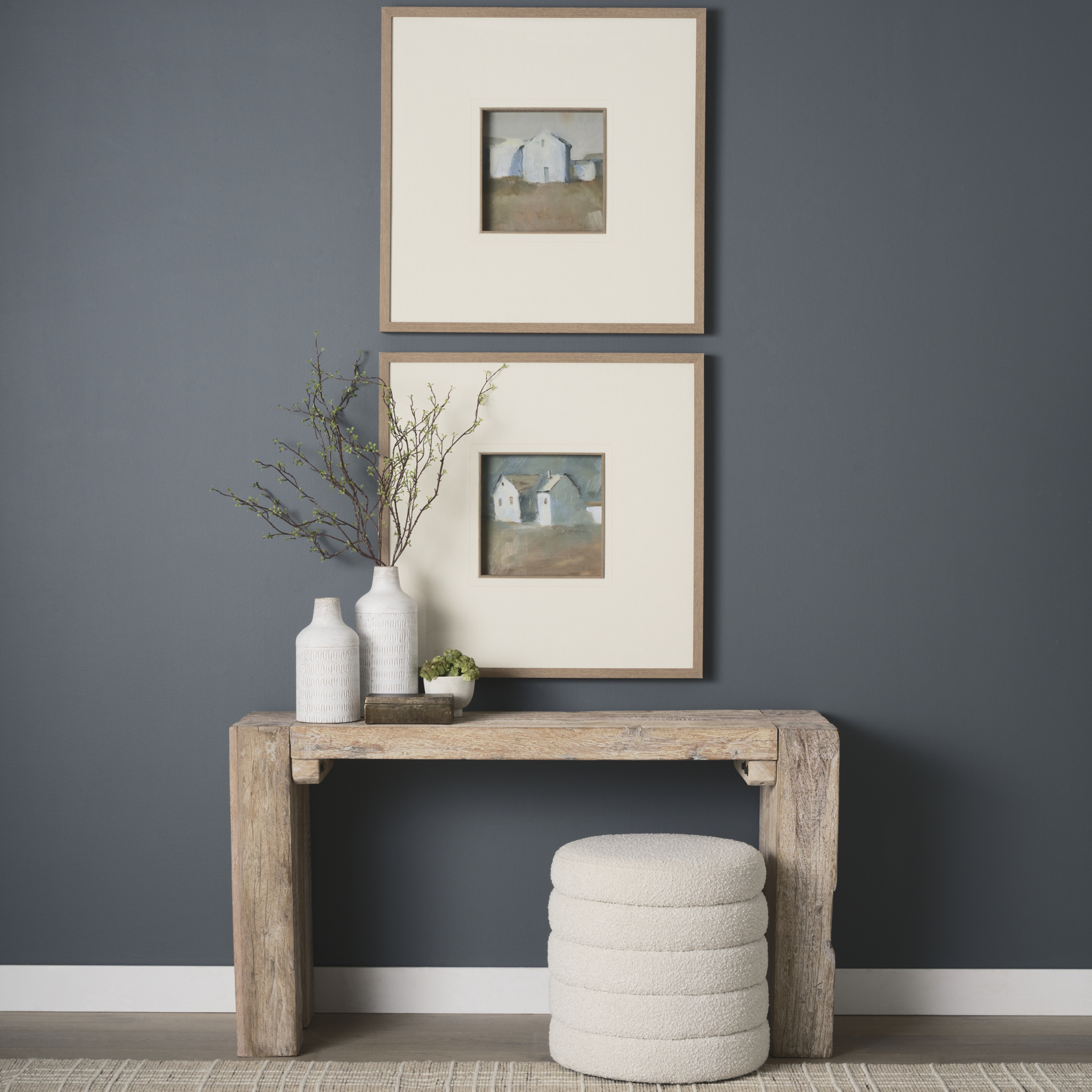 mcarthur whitewash reclaimed wood console table