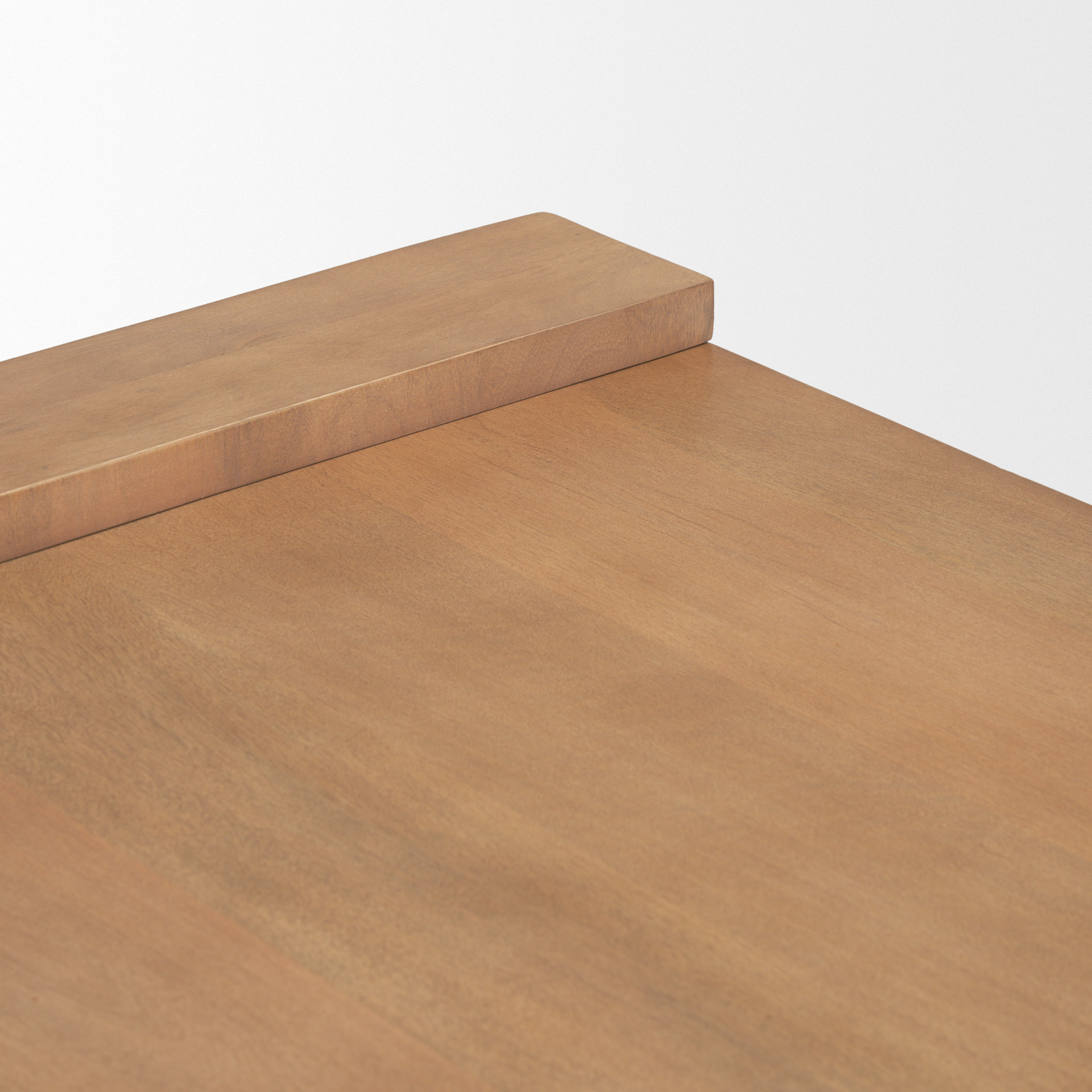 Wesson Light Brown Wood Rectangular Coffee Table