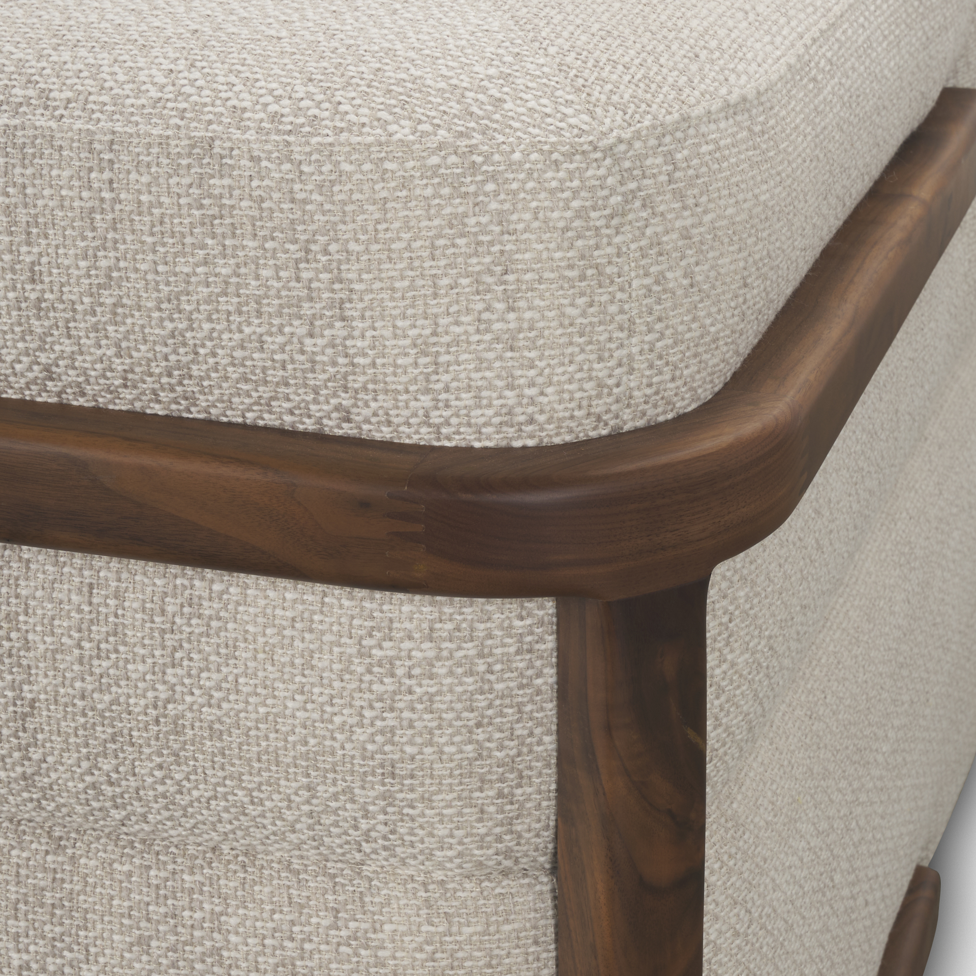warner oatmeal 3 piece sofa set w/corner piece