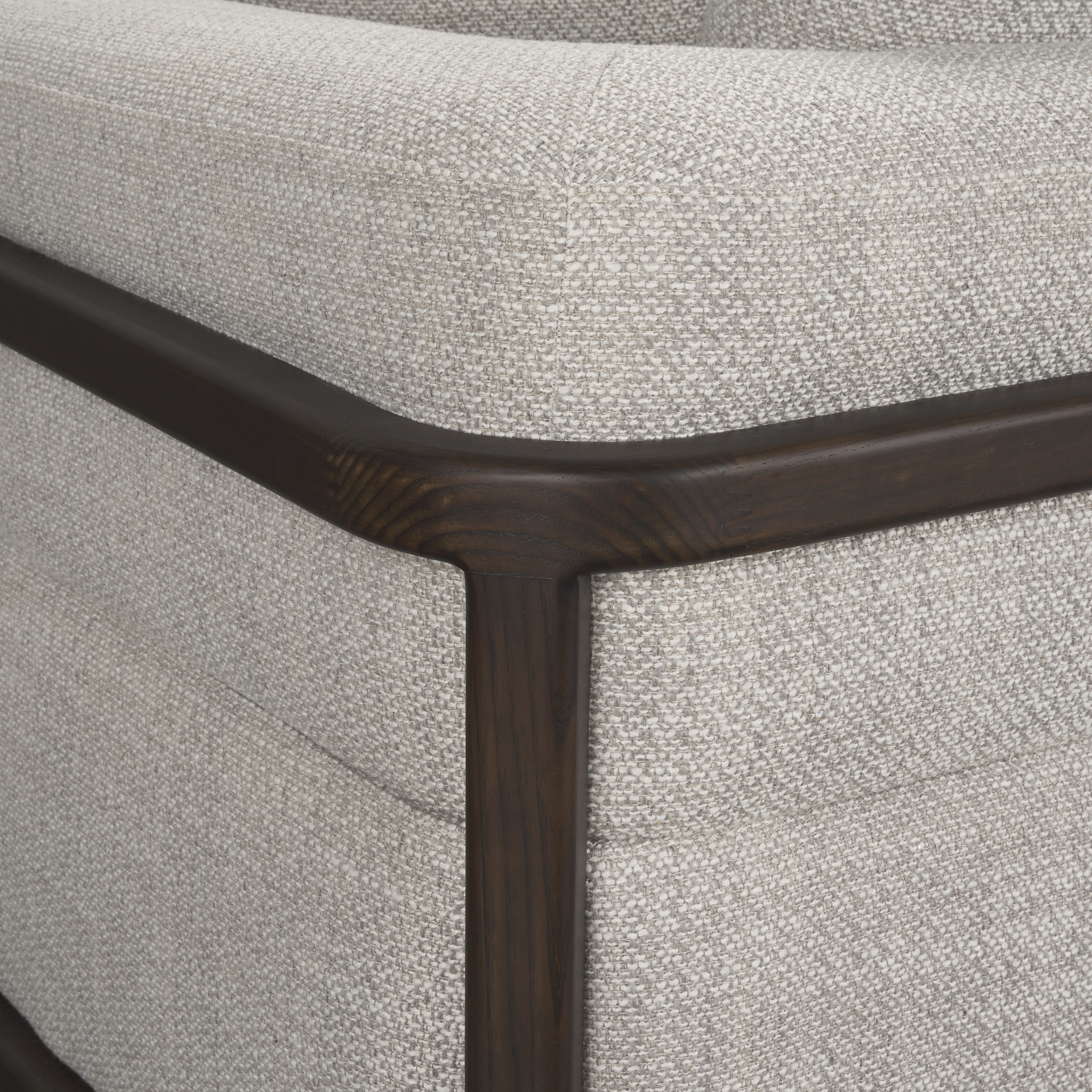 warner gray 2 piece long sofa set