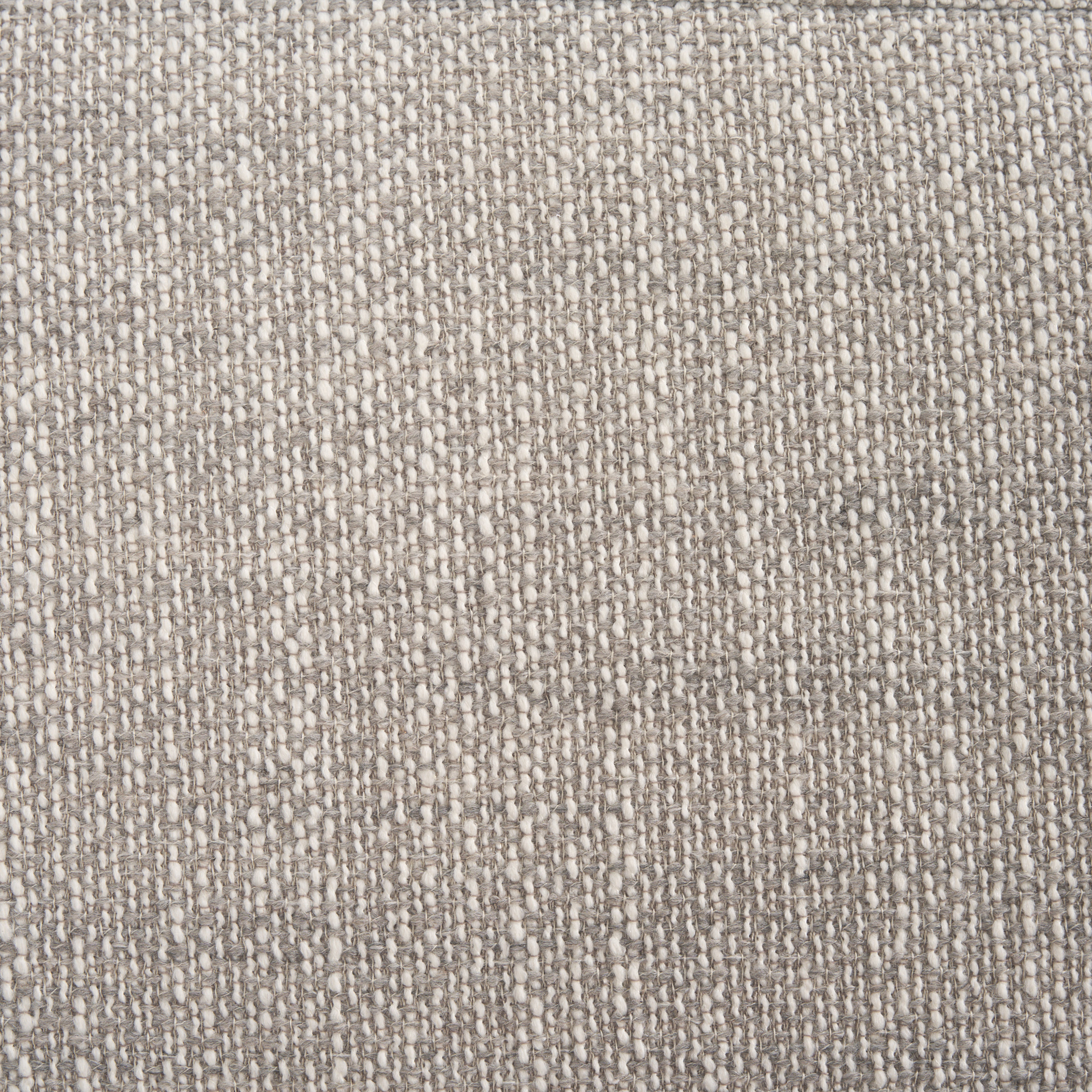 siren gray fabric w/ dark brown wood round accent stool