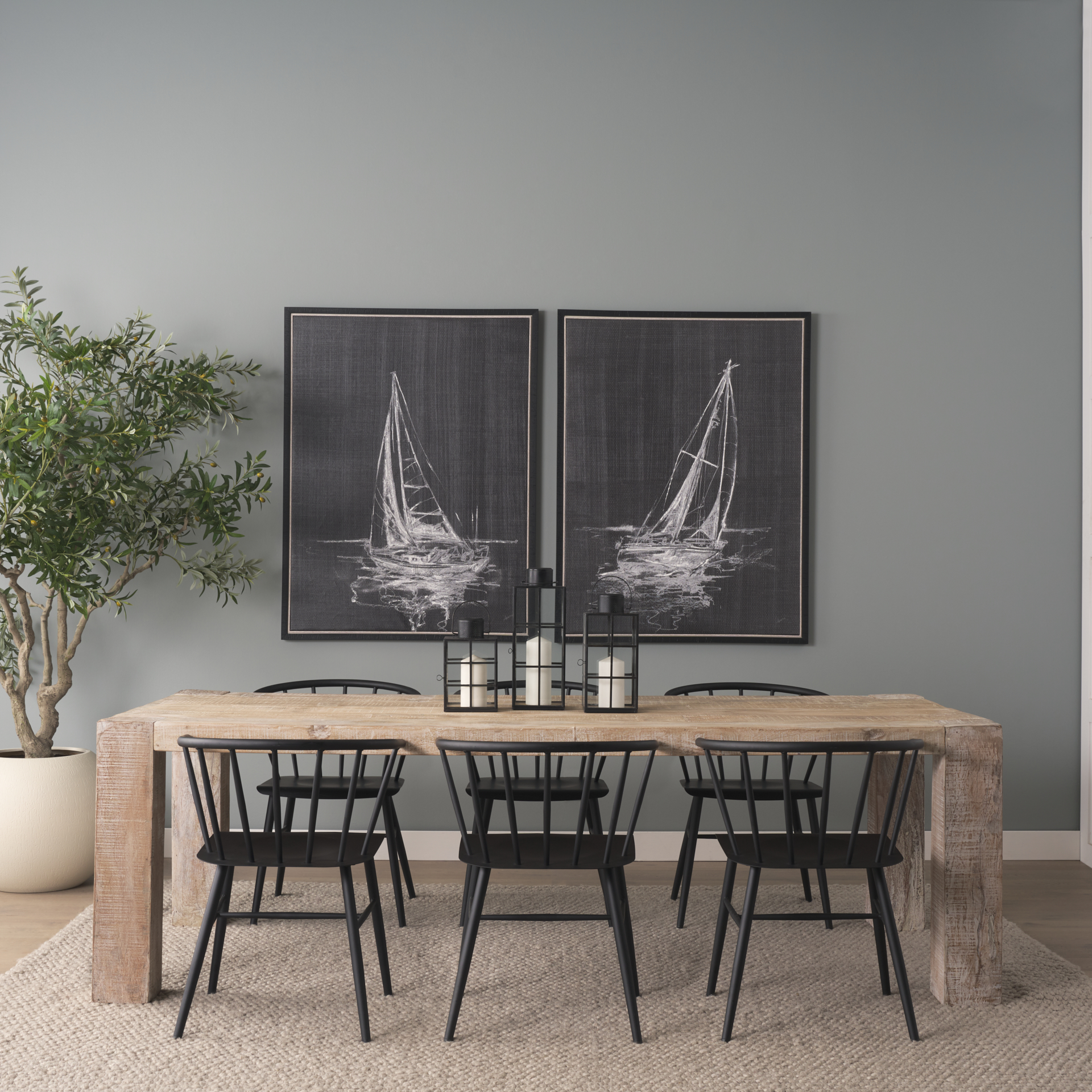 colin 21.3l x 21.3w x 30.3h black metal dining chair