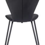 Mid-Century Modern Black Faux Leather Dining Chairs (Set of 2) 14 Mid-Century Modern Black Faux Leather Dining Chairs (Set of 2)
