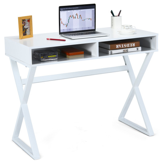 Modern Multifunction Desk with Storage Compartments and Sturdy Design 4 Modern Multifunction Desk with Storage Compartments and Sturdy Design - Image 4