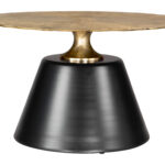 Modern Round Black Coffee Table with Minimalist Design 7 Modern Round Black Coffee Table with Minimalist Design