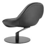 Swivel Black Accent Chair with Faux Leather and Steel Base 12 Swivel Black Accent Chair with Faux Leather and Steel Base