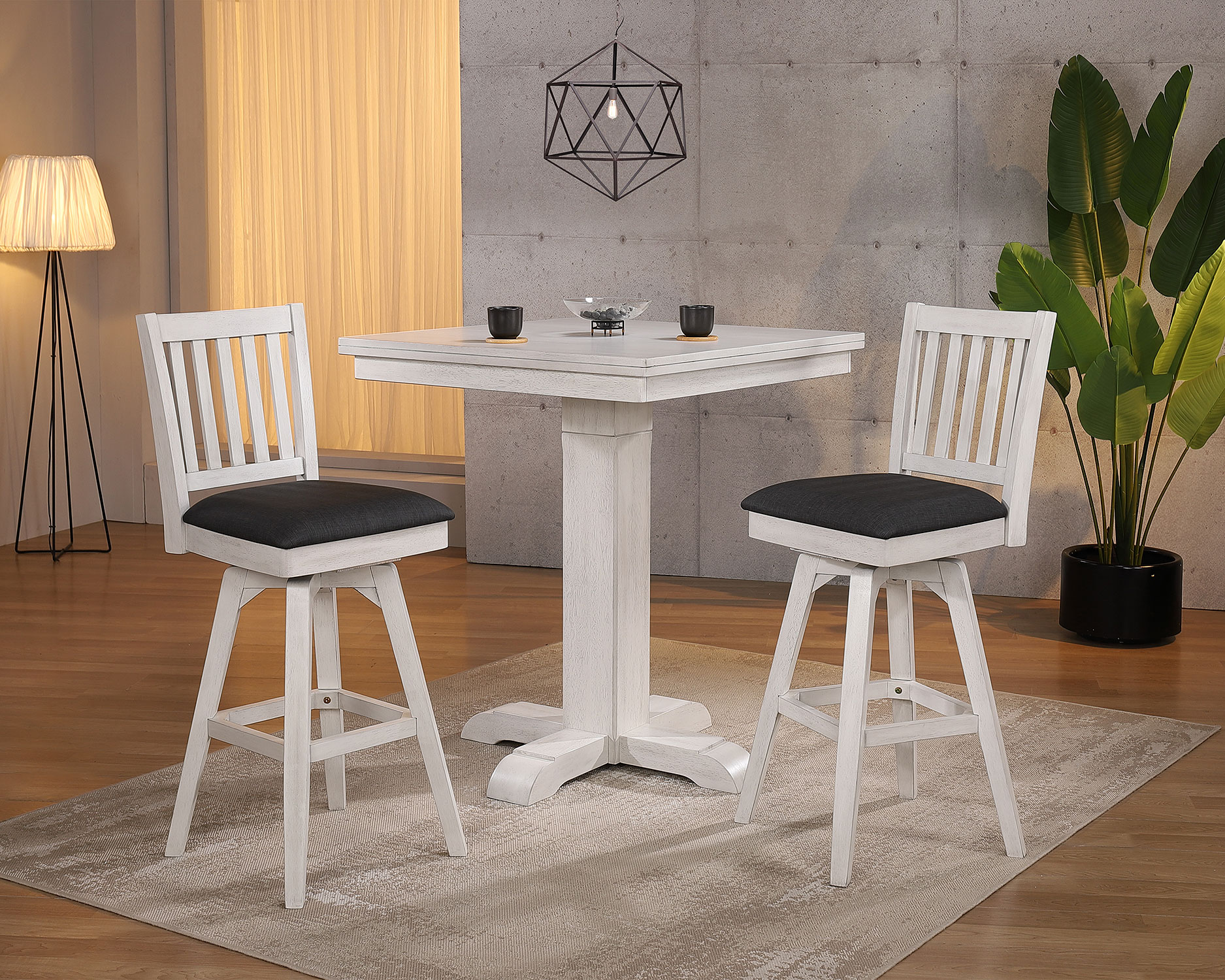 summer winds mission back 24-inch swivel counter stool