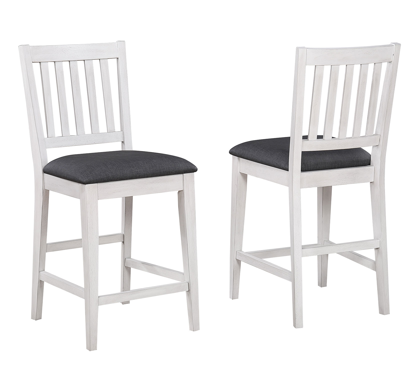summer winds stationary mission back 24-inch counter stool (pack of 2)