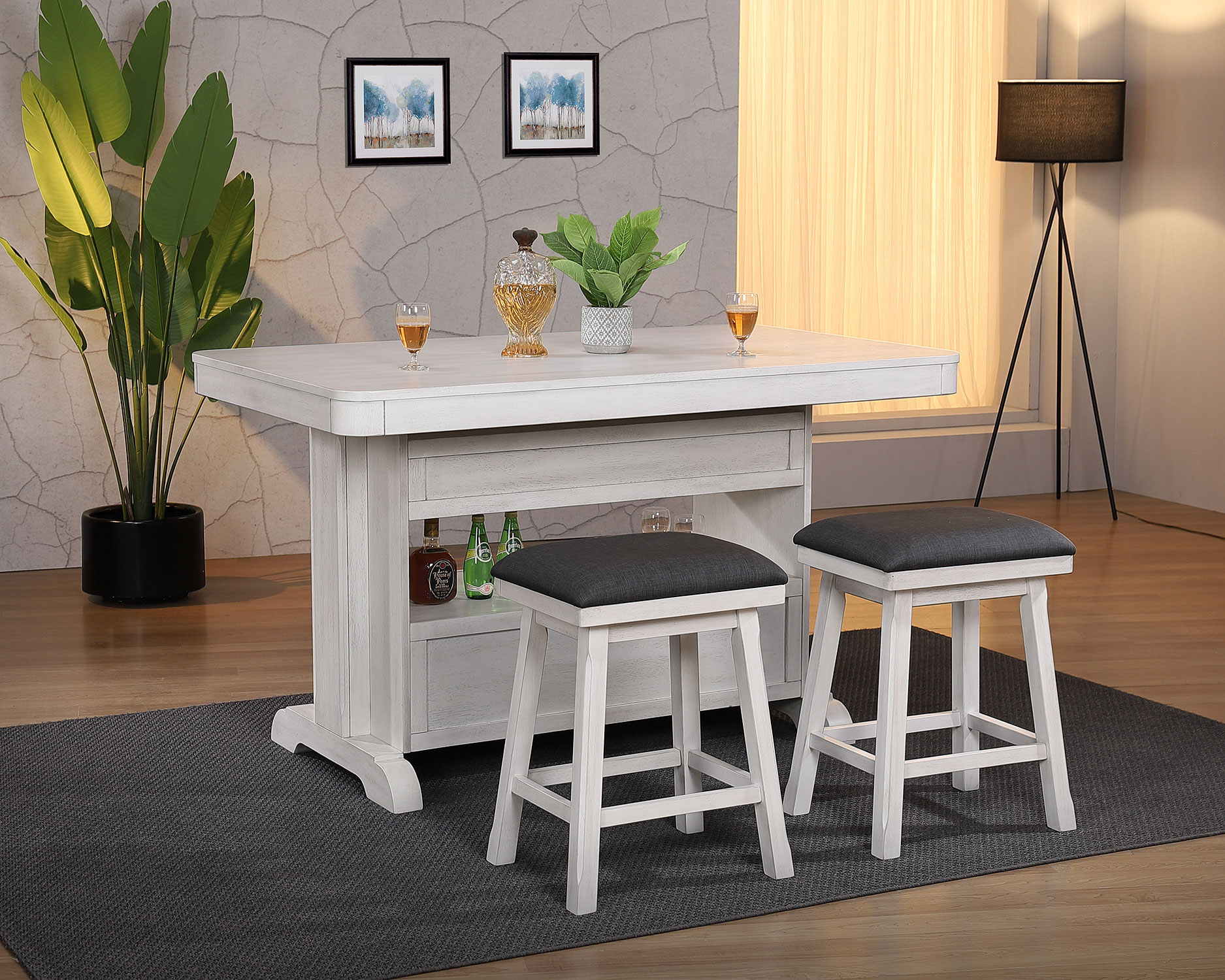 summer winds 24-inch saddle bar stool