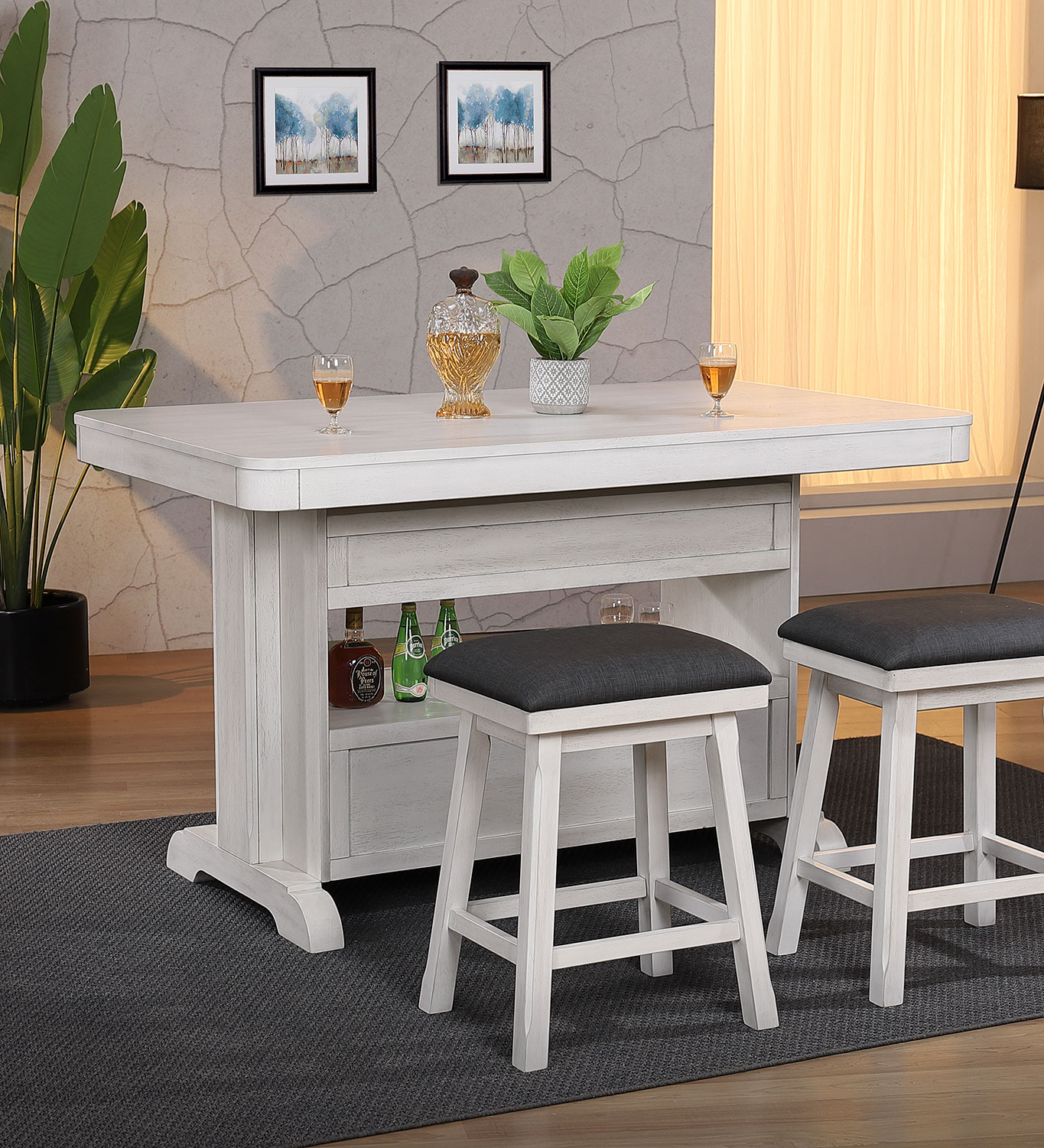 summer winds 24-inch saddle bar stool
