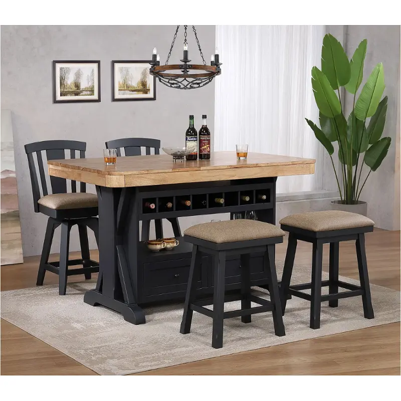autumn winds natural finish kitchen island