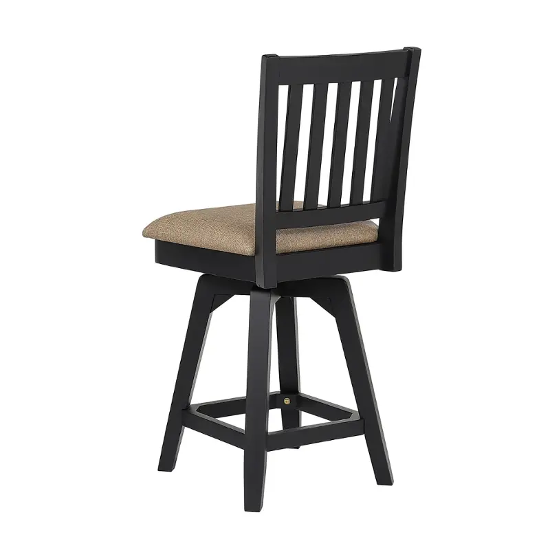 autumn winds mission back 24-inch swivel counter stool