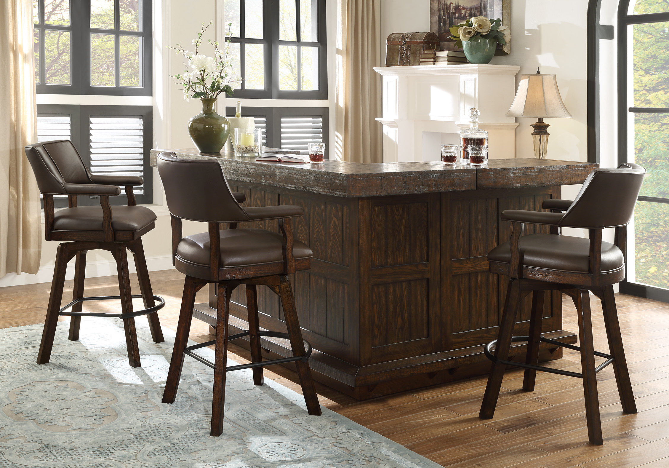 gettysburg deluxe spectator swivel bar stool