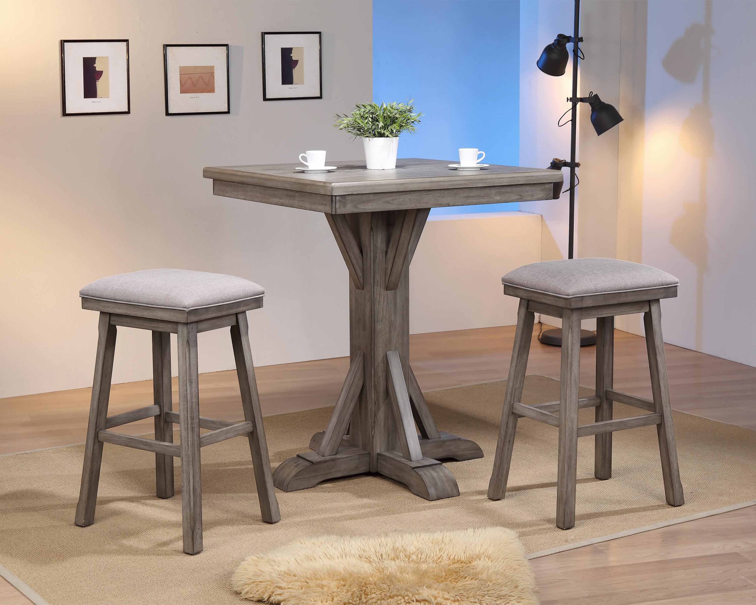 graystone 30-inch upholstered seat saddle bar stool (pack of 2)