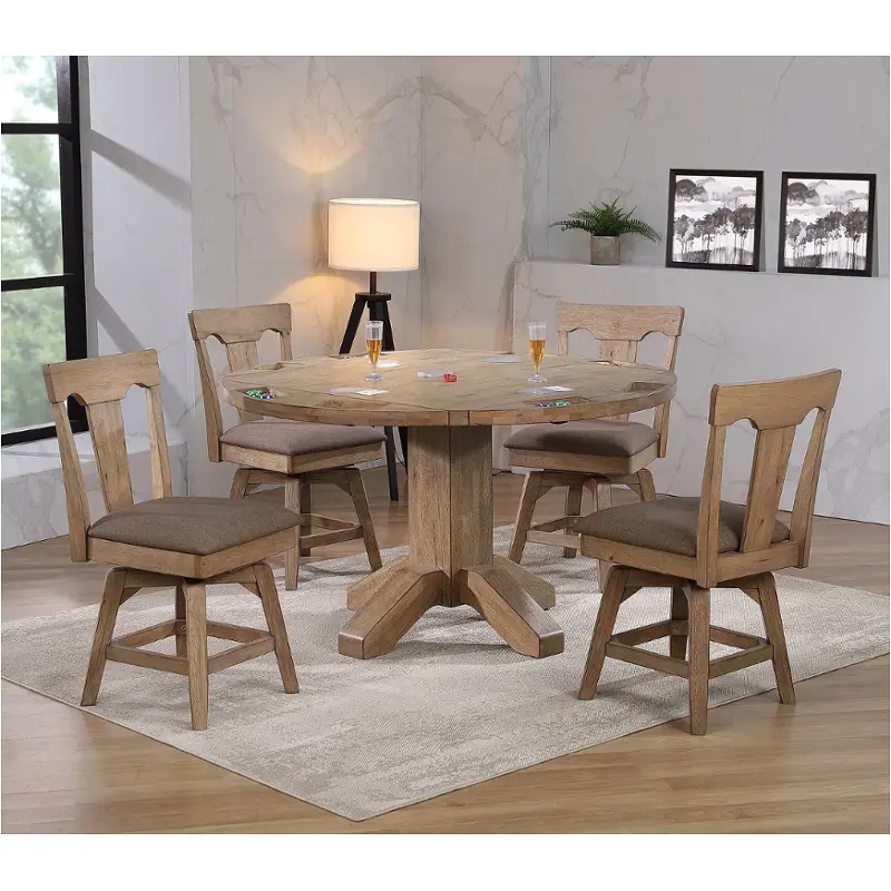 brownstone 52-inch round adjustable poker table